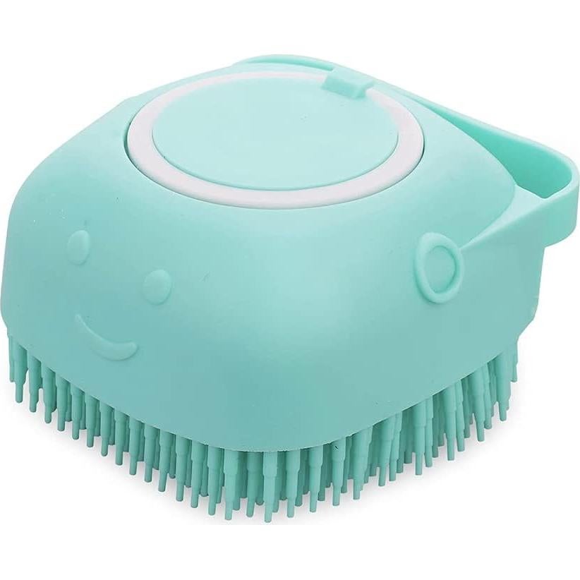 Cepillo de Baño y Masaje LONNAI para Perros y Gatos Azul