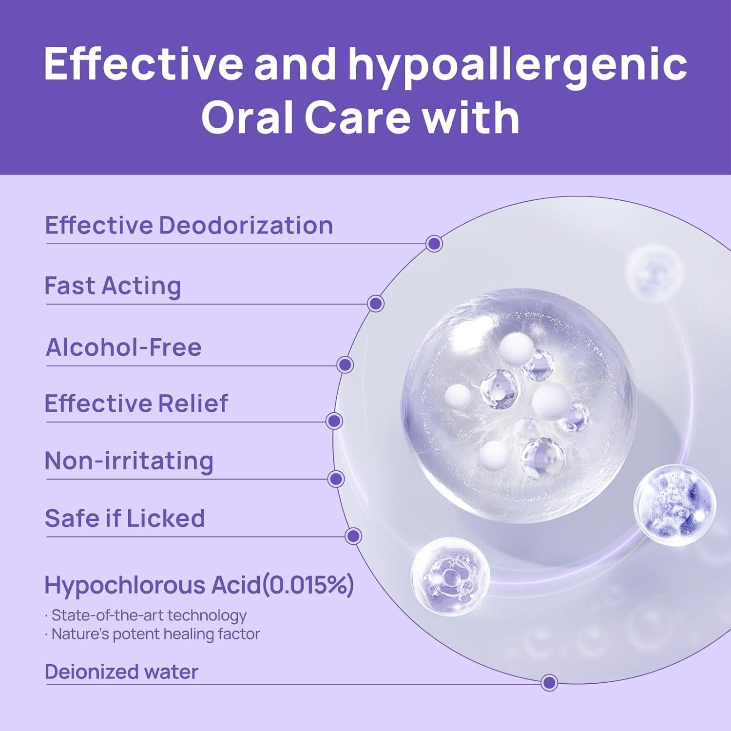 Spray Dental HICC PET 151.7 ml para Perros y Gatos - Aliento Fresco