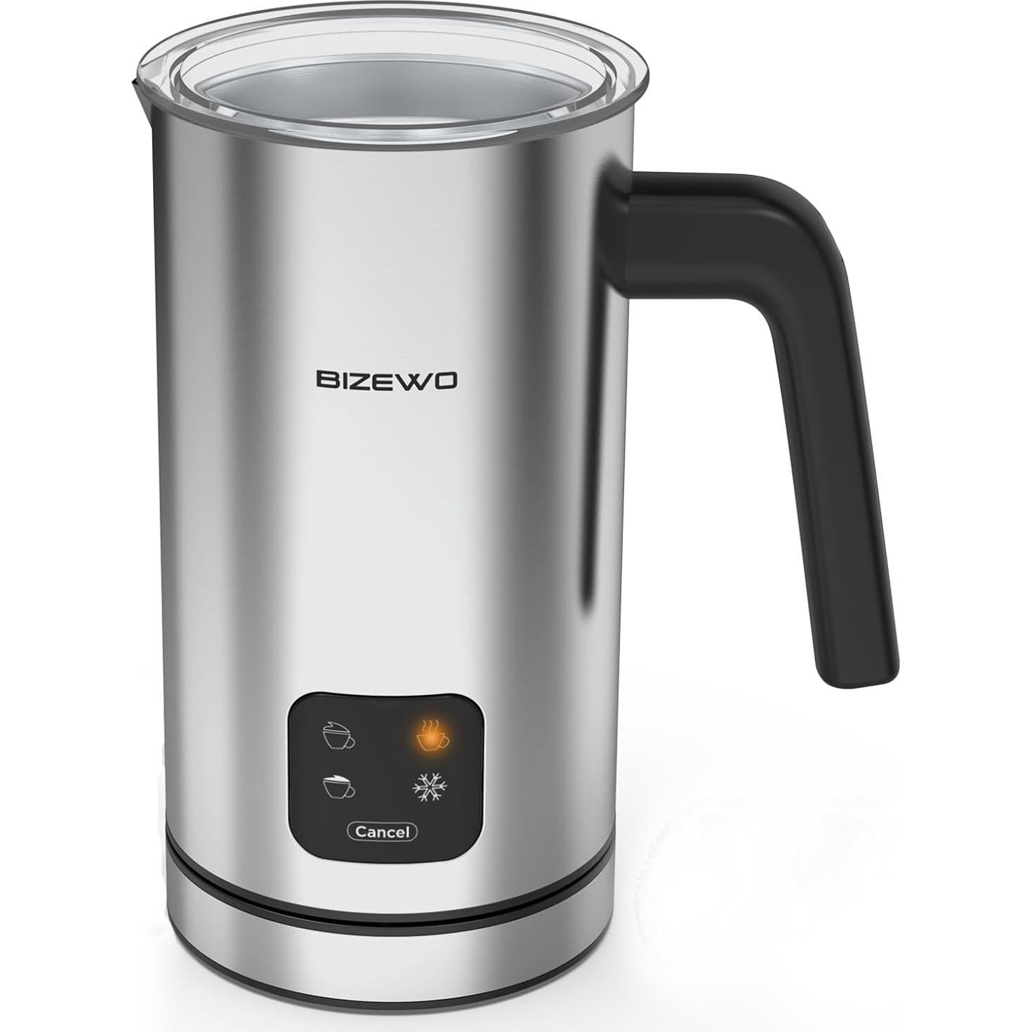 Espumador de Leche Eléctrico BIZEWO AROMA-F1 4 en 1 300ml