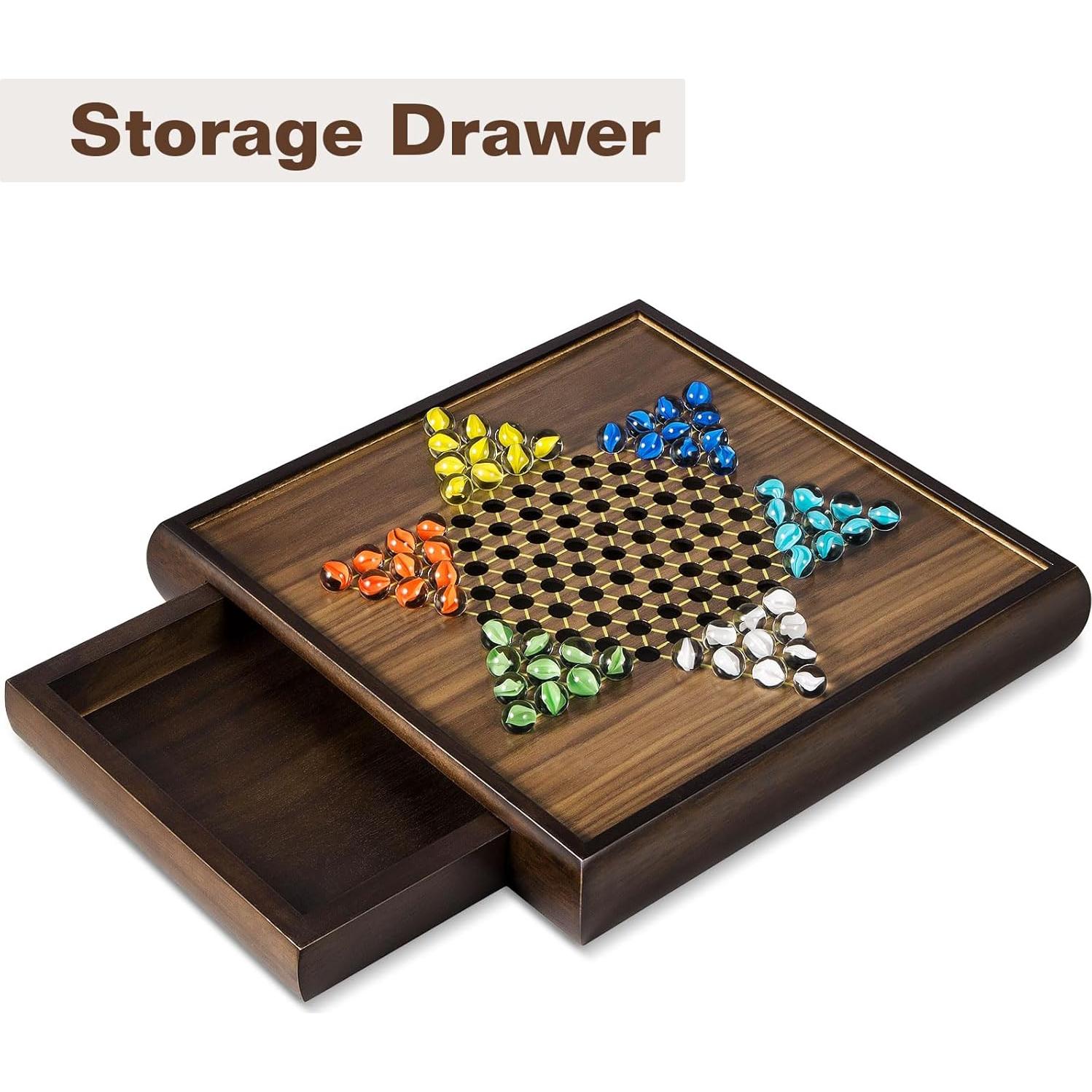 Juego de Ajedrez Magnético 2 en 1 ELONGDI Tablero Madera 33cm