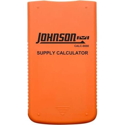 Calculadora de Suministros Johnson Level CALC-0000 LCD Naranja