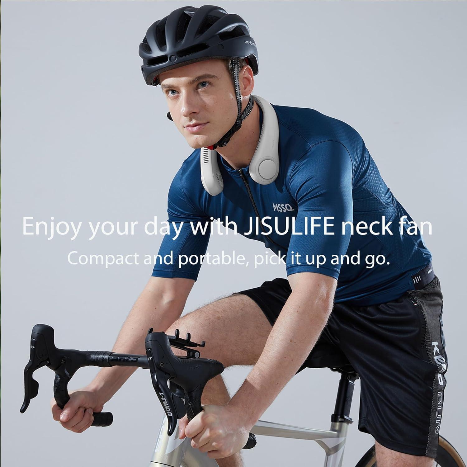 Ventilador de Cuello JISULIFE Life3 Portátil Recargable 4000mAh