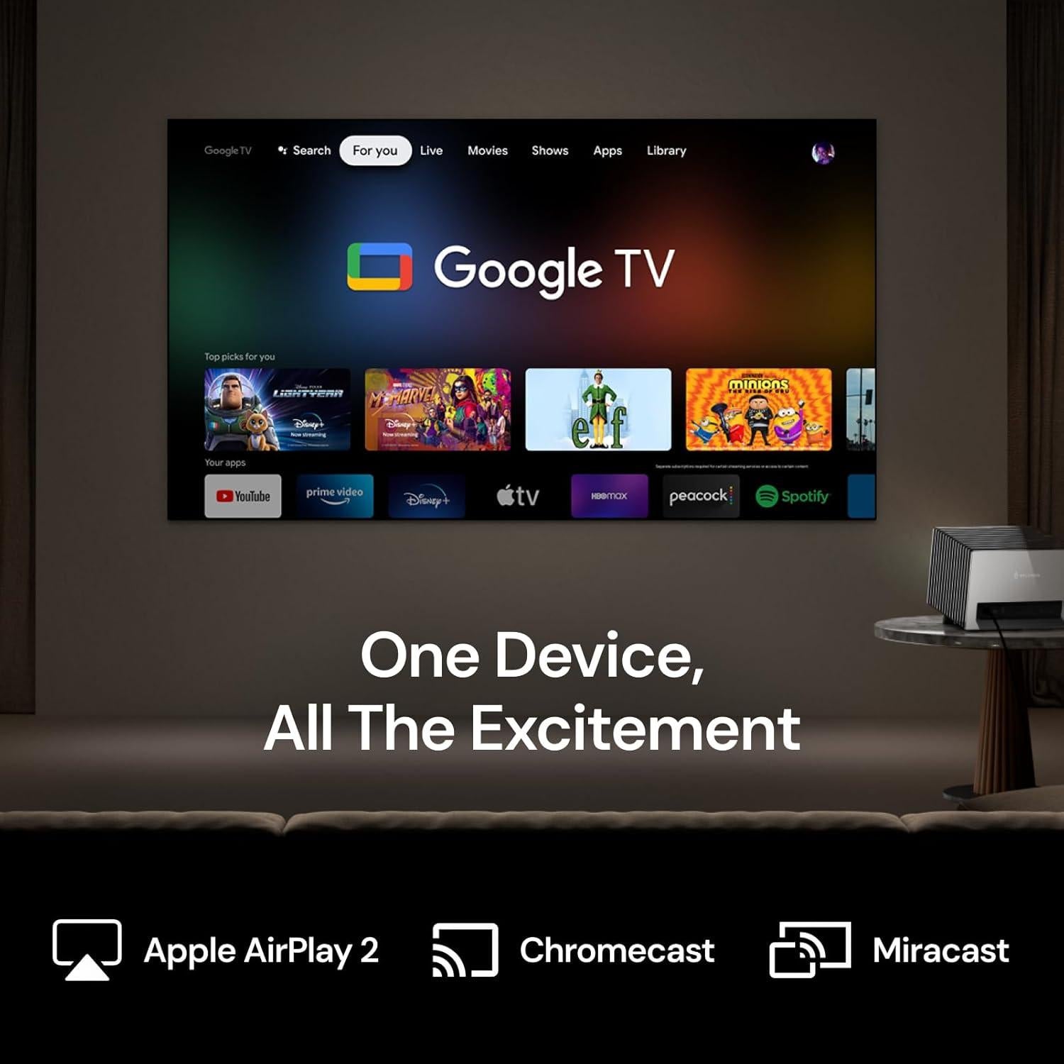 Proyector Láser Valerion VisionMaster Plus 4K HDR10+ 6.99kg