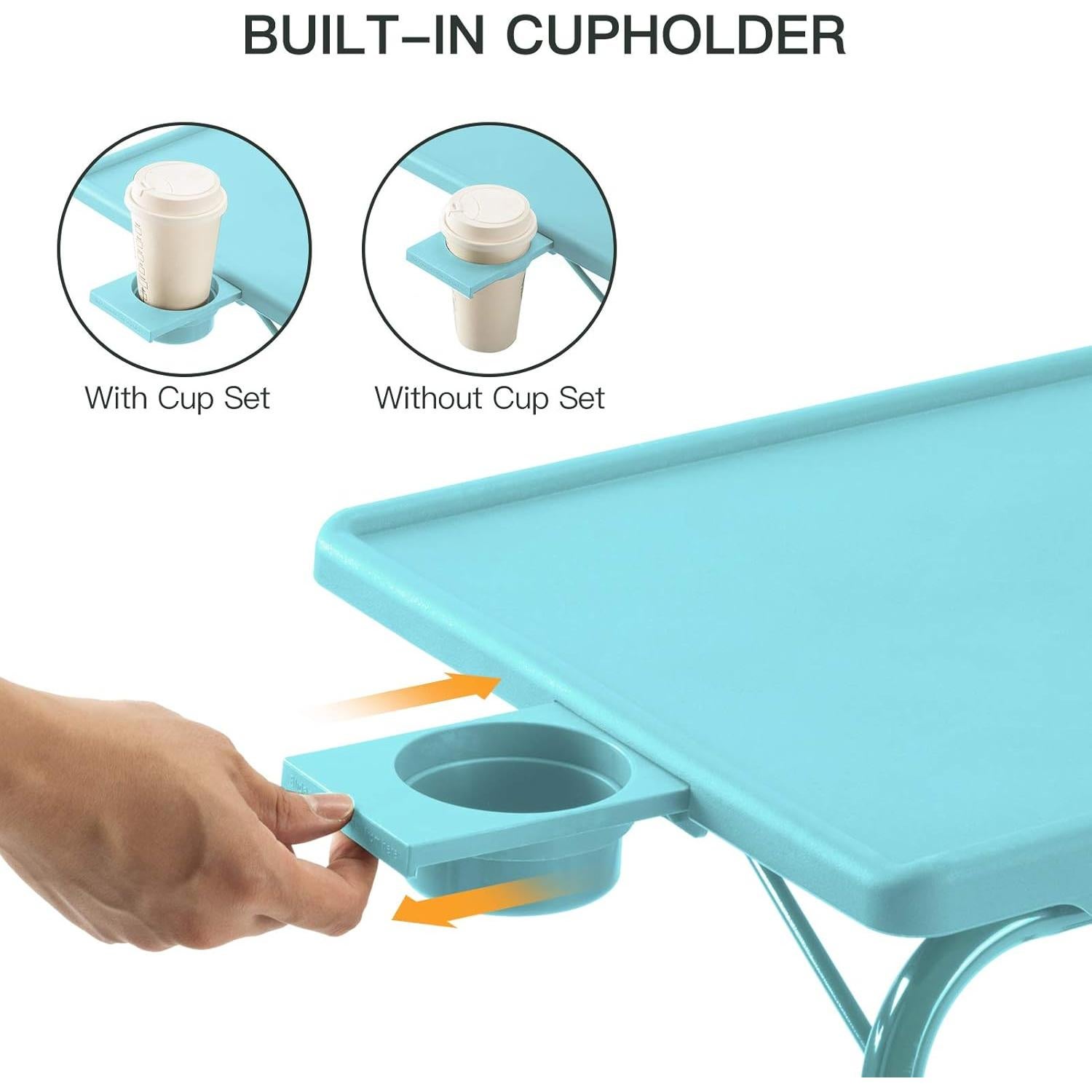 Mesa de bandeja de TV ajustable HUANUO HNTT-B - Azul