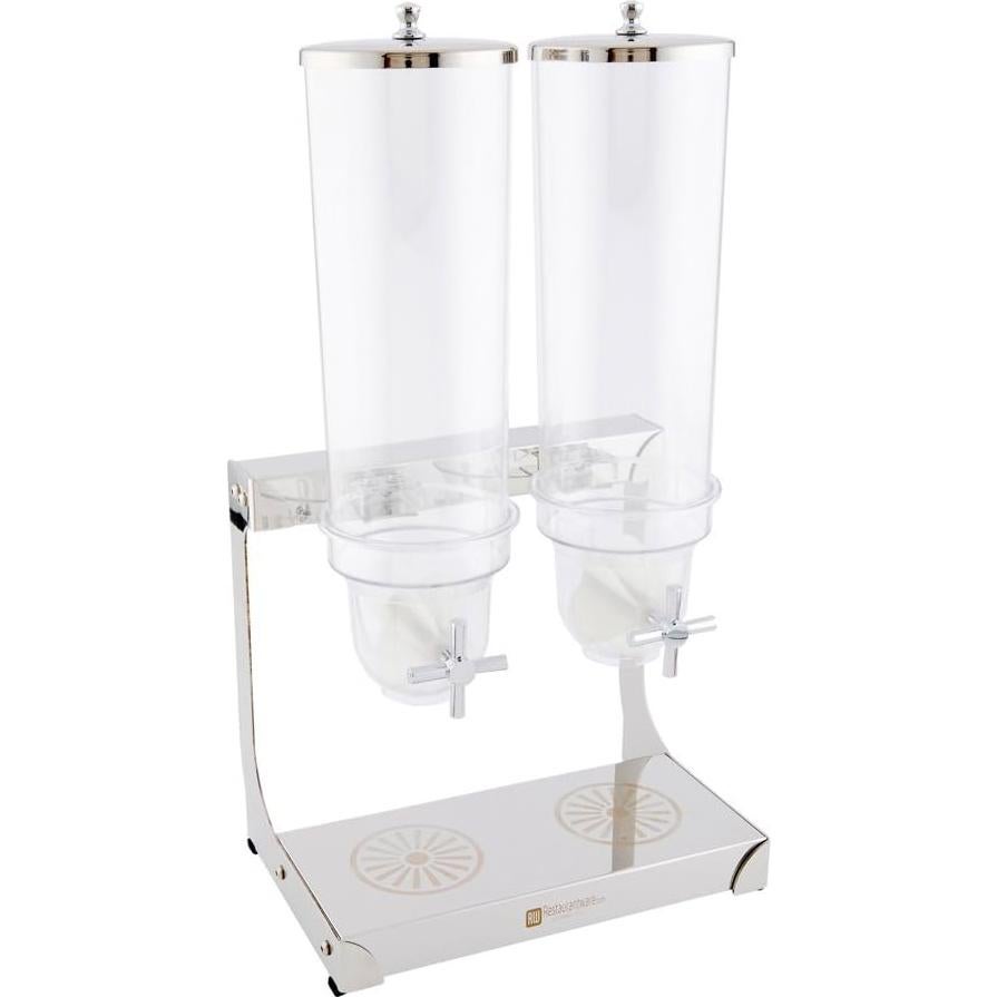 Dispensador de Cereal Met Lux Doble Compartimento 3 Litros