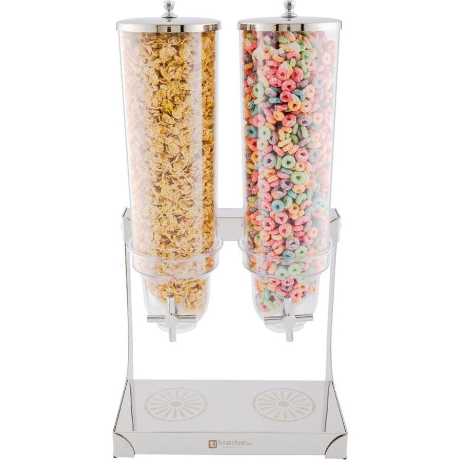 Dispensador de Cereal Met Lux Doble Compartimento 3 Litros
