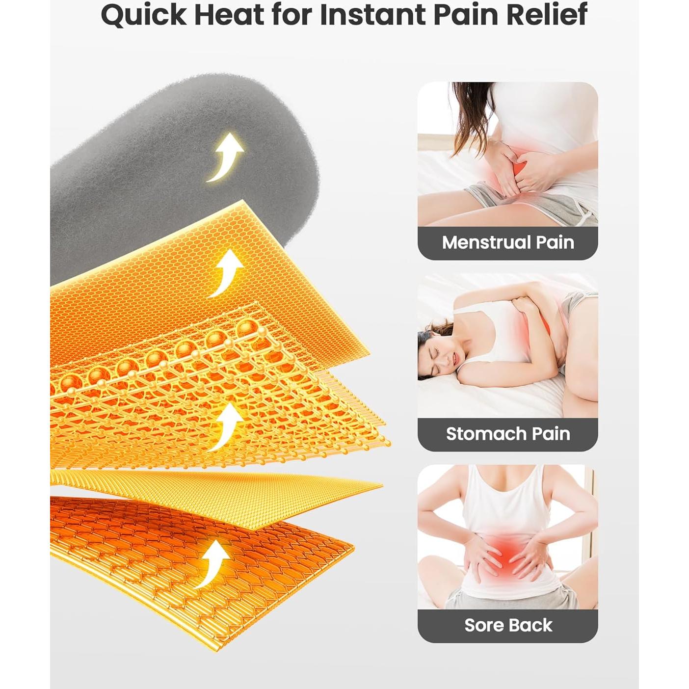 Almohadilla Térmica Inalámbrica Koonie NGD301 2500mAh 6 Modos