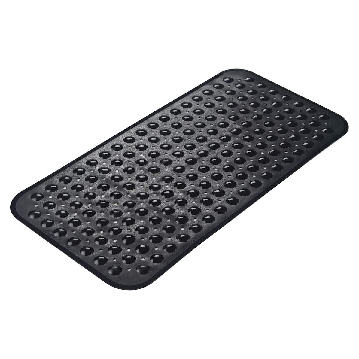 Alfombrilla de Baño Antideslizante AmazerBath 70x38 cm Negra