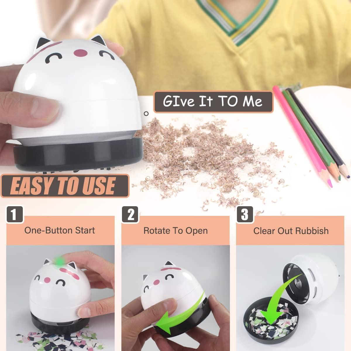 Aspiradora de Escritorio YUNYILAN USB Portátil Blanca 60W