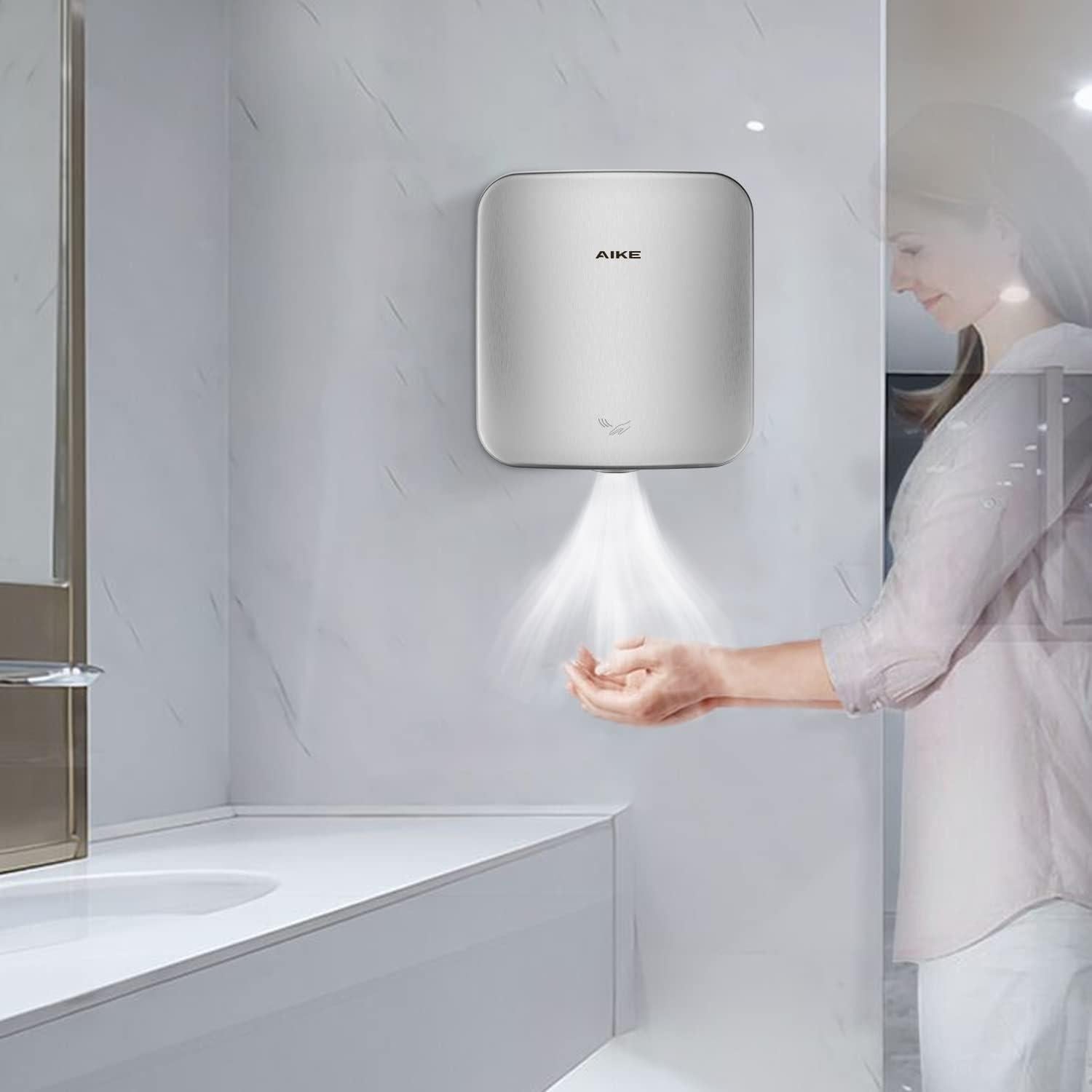 Secador de Manos AIKE AK2800C Acero Inoxidable 1400W 110V