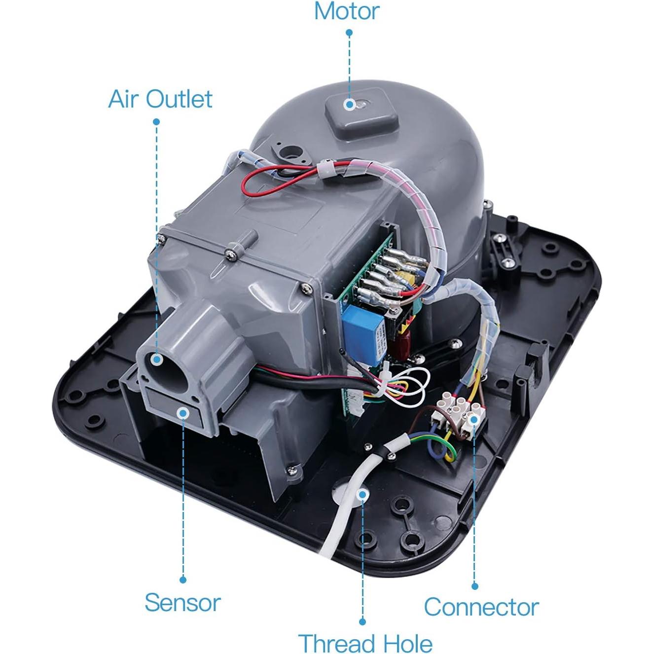 Secador de Manos AIKE AK2800C Acero Inoxidable 1400W 110V