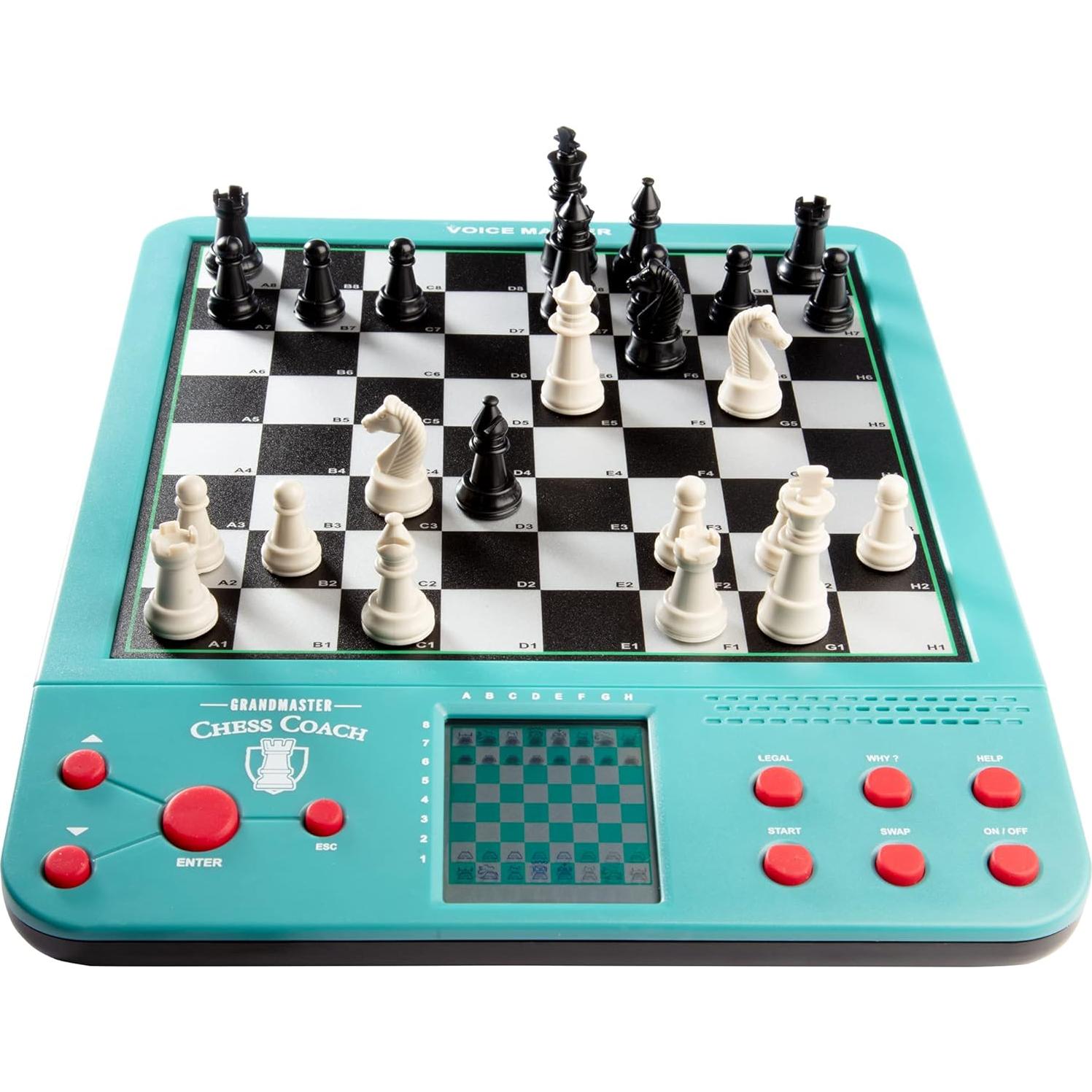 Juego de Ajedrez Electrónico Gran Maestro - 8 Juegos en 1