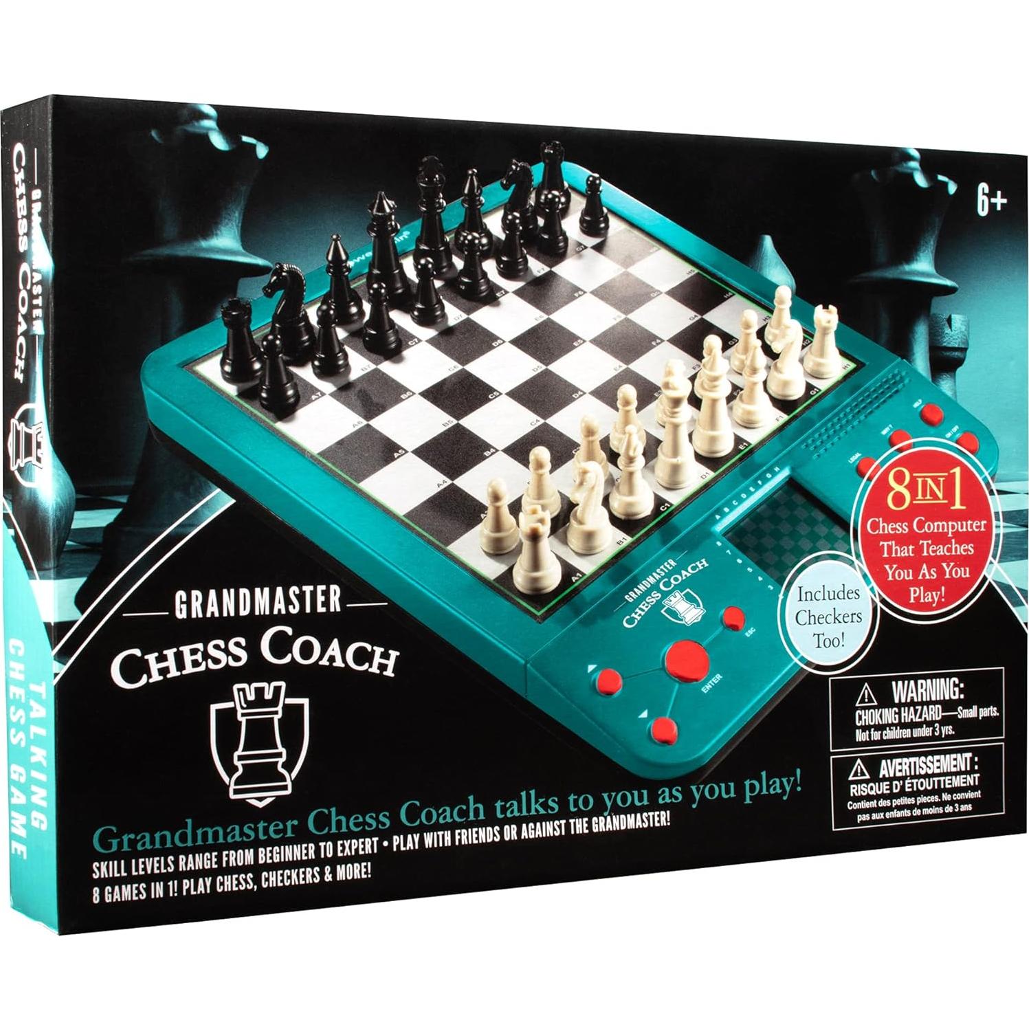 Juego de Ajedrez Electrónico Gran Maestro - 8 Juegos en 1