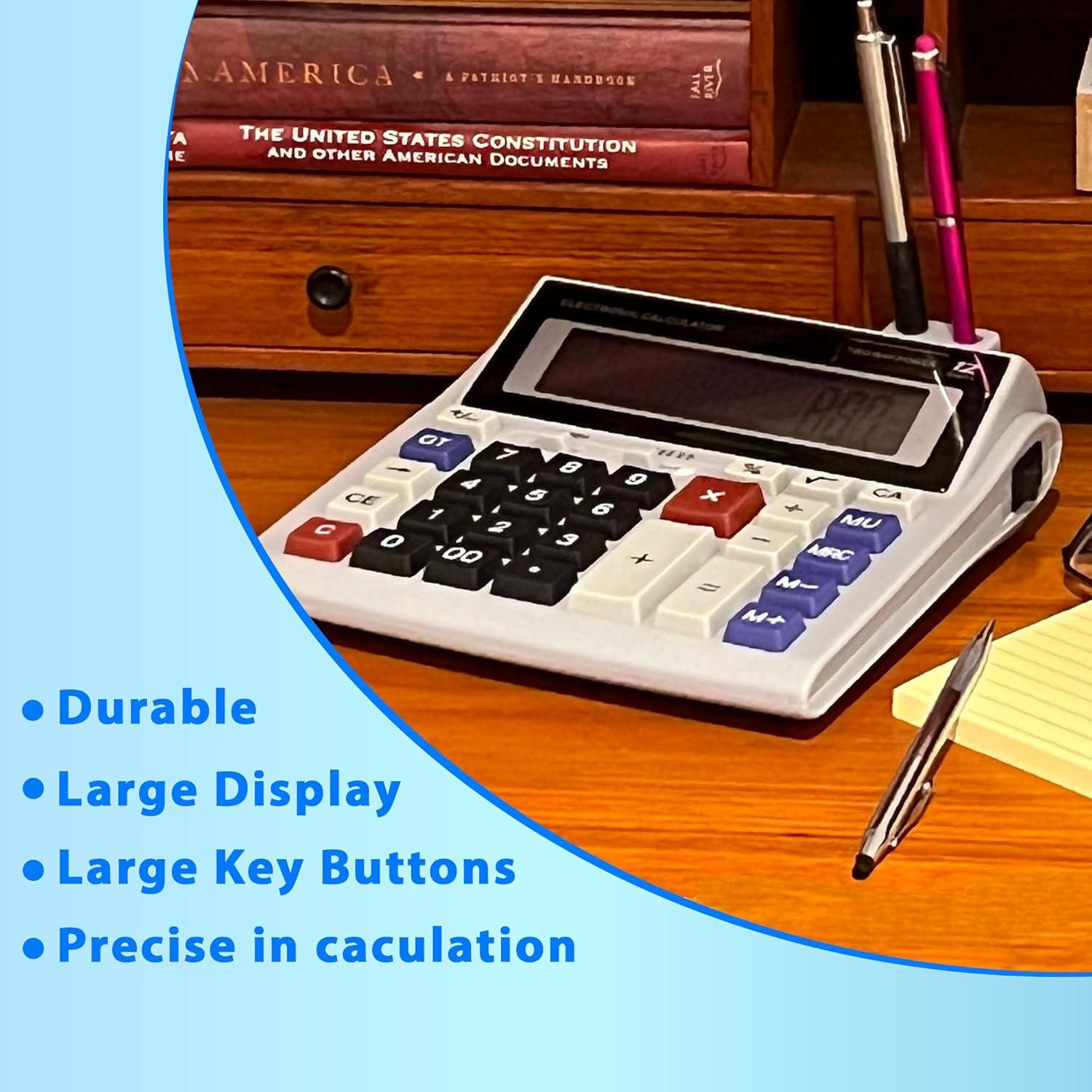 Calculadora de Escritorio Lily's Home 12 Dígitos Pantalla 12,7 cm