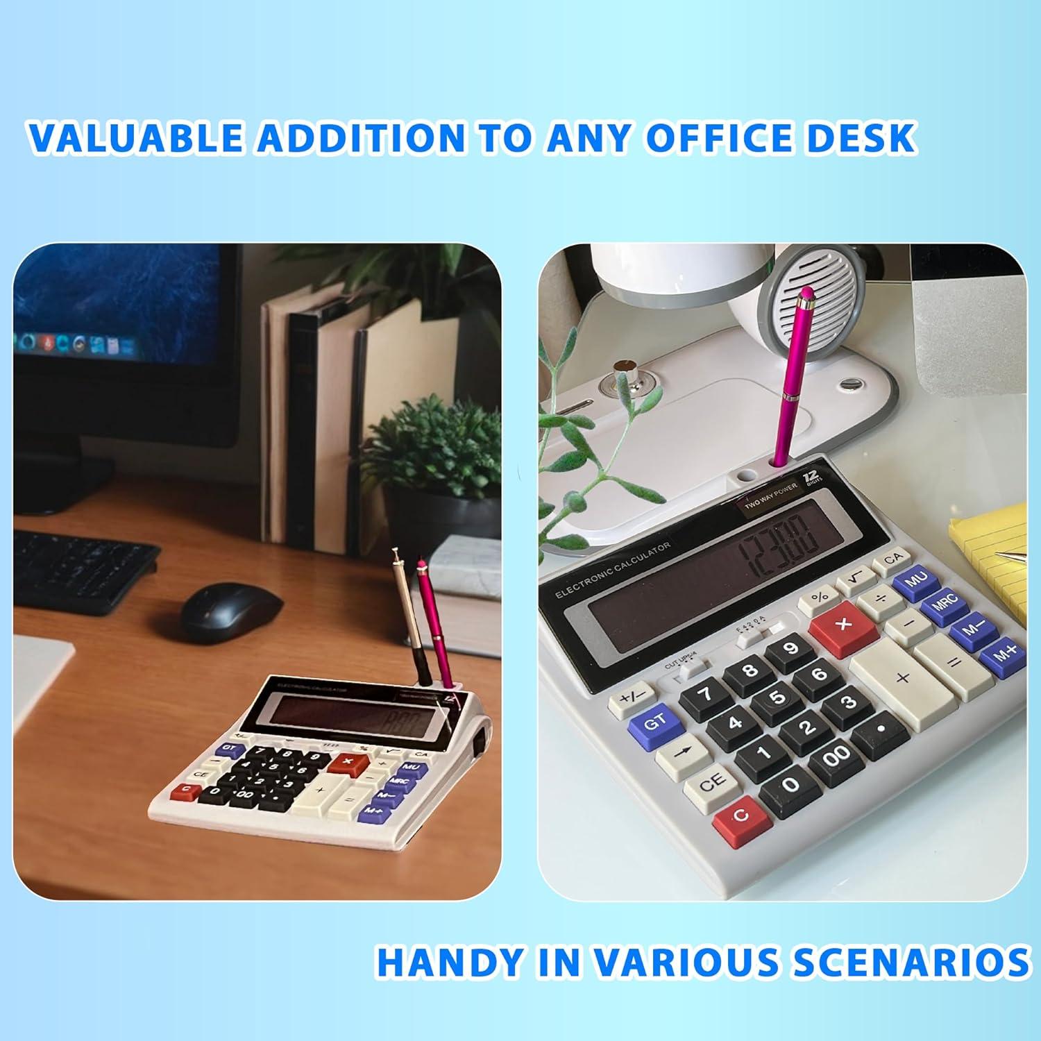 Calculadora de Escritorio Lily's Home 12 Dígitos Pantalla 12,7 cm