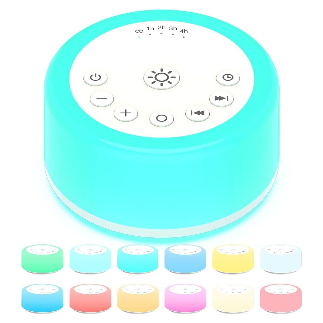 Máquina de Sonido ColourNoise con 30 Sonidos y 12 Luces