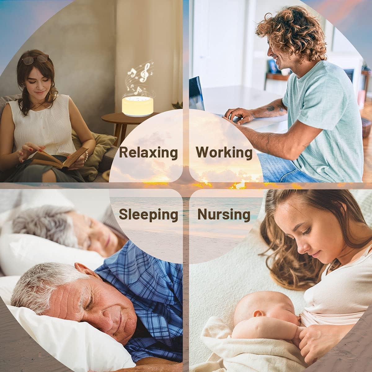 Máquina de Sonido ColourNoise con 30 Sonidos y 12 Luces