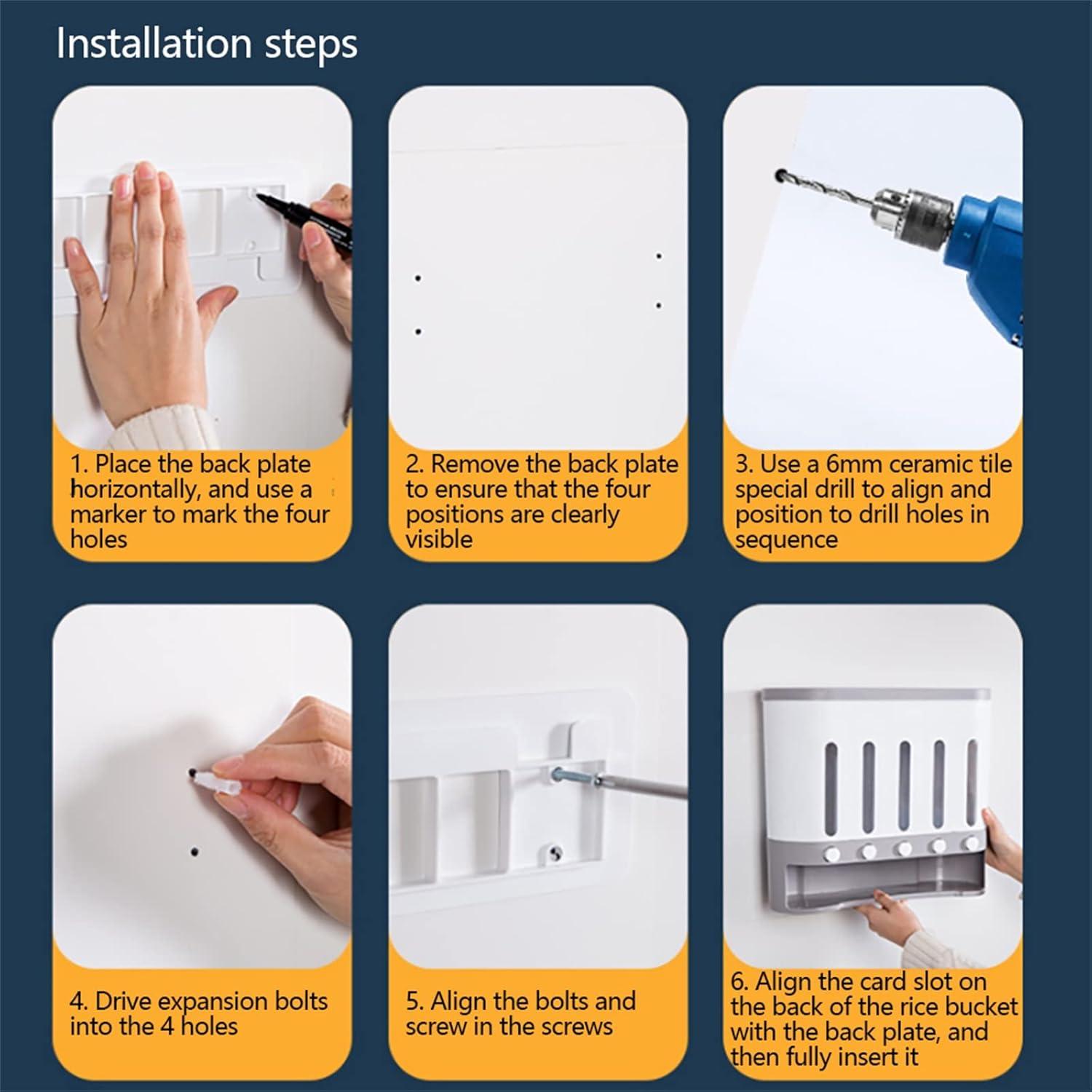 Dispensador de Alimentos Secos Eapmic 5 Compartimentos 9Kg