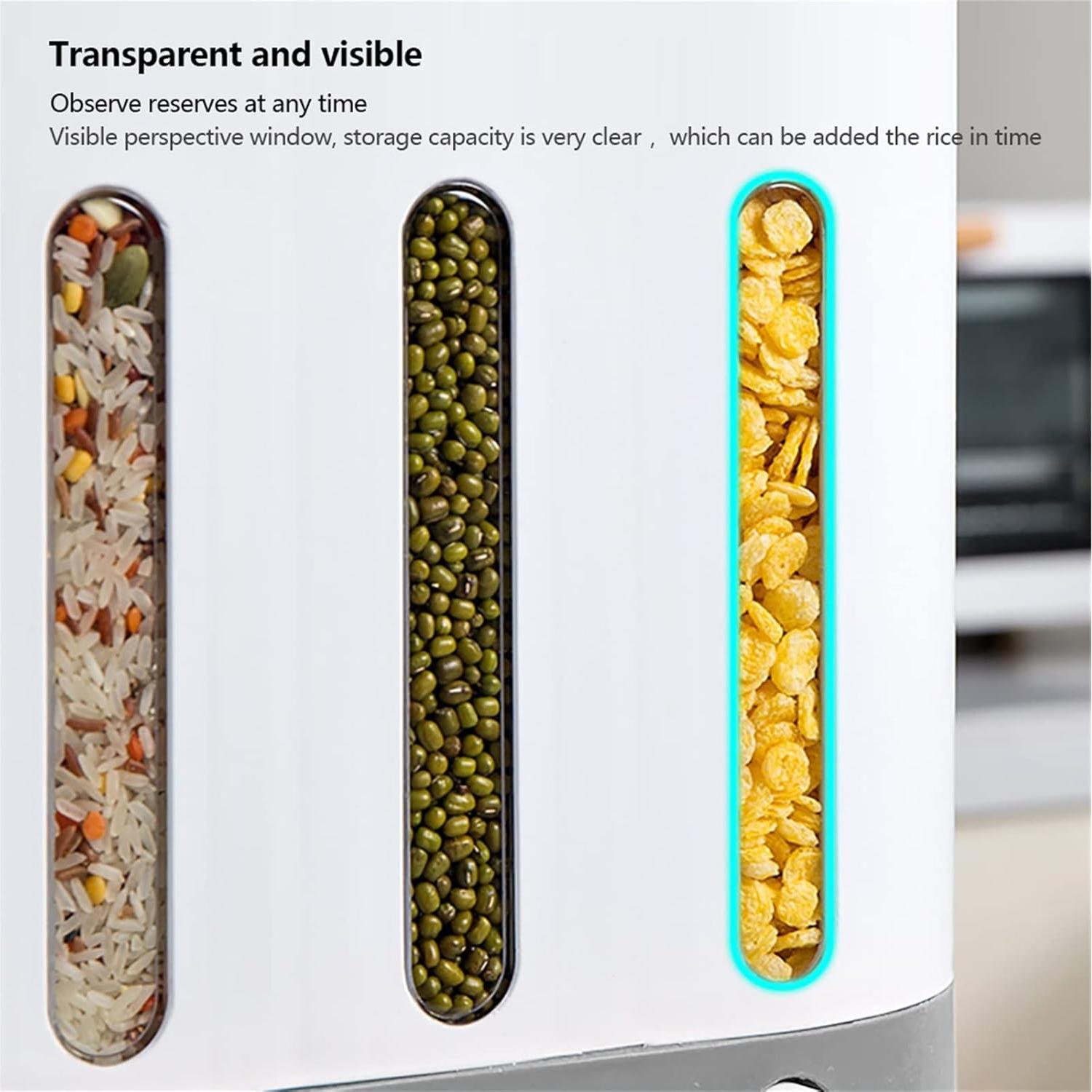 Dispensador de Alimentos Secos Eapmic 5 Compartimentos 9Kg