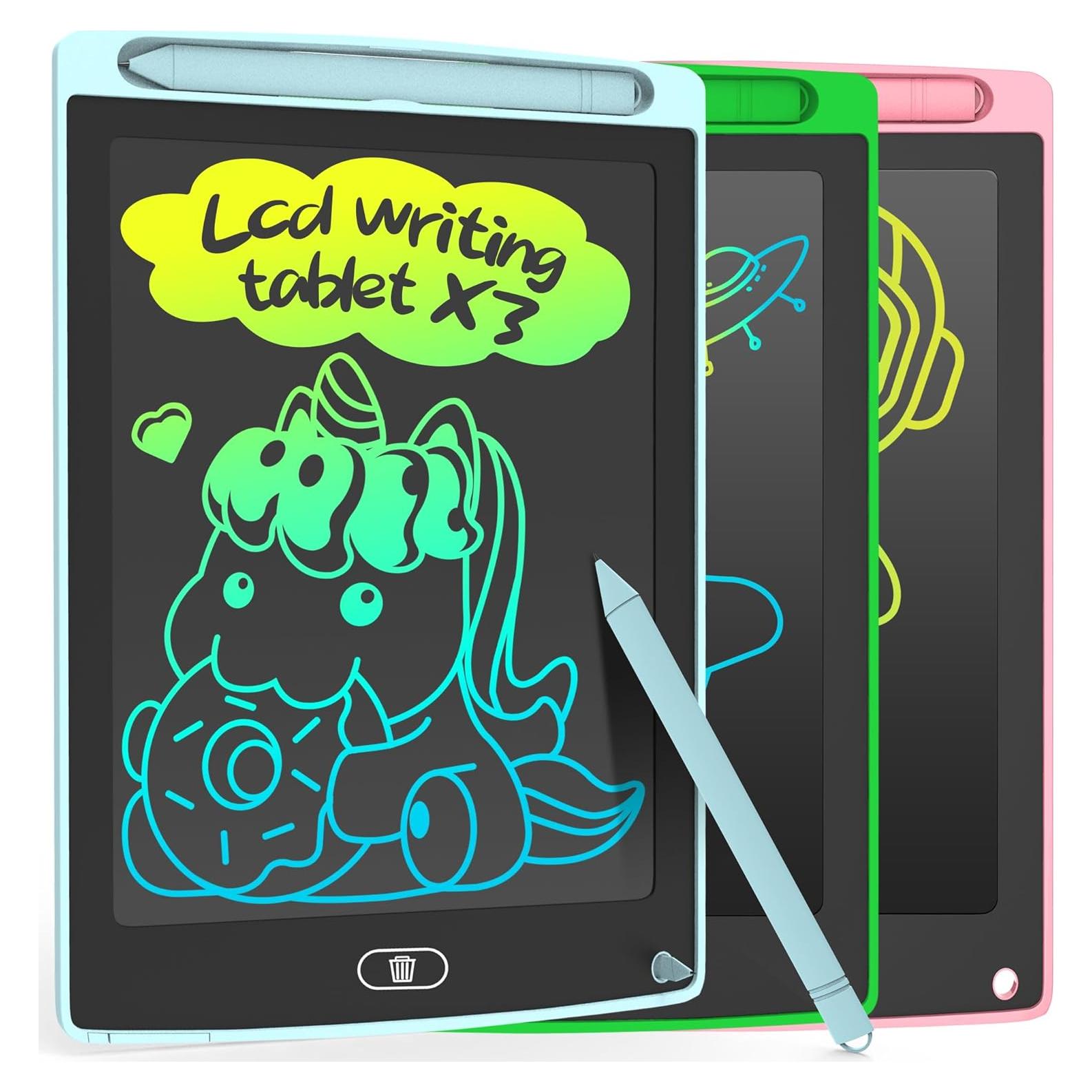 Paquete de 3 Tabletas de Escritura LCD LEYAOYAO para Niños