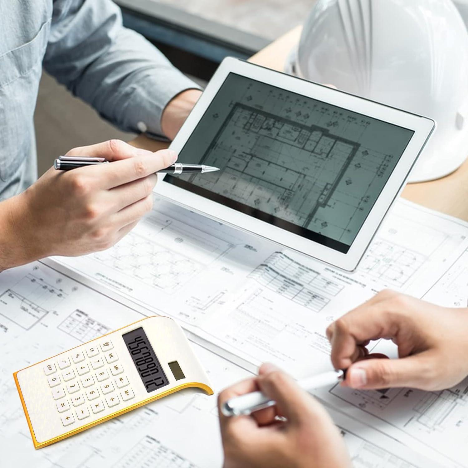 Calculadora Solar Sportsvoutdoors BH 10 Dígitos LCD Blanca