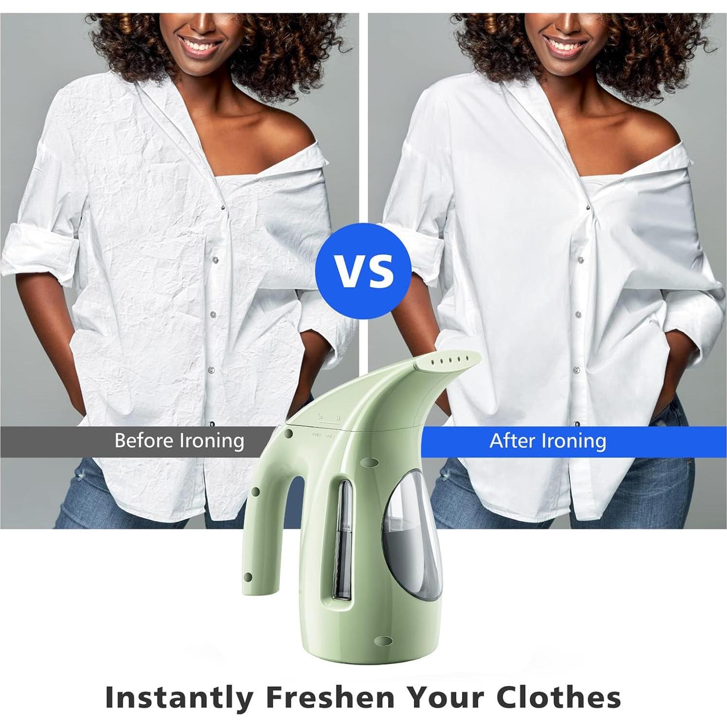 Vaporizador de Ropa HiLIFE HL7 700W 240ml Verde Portátil