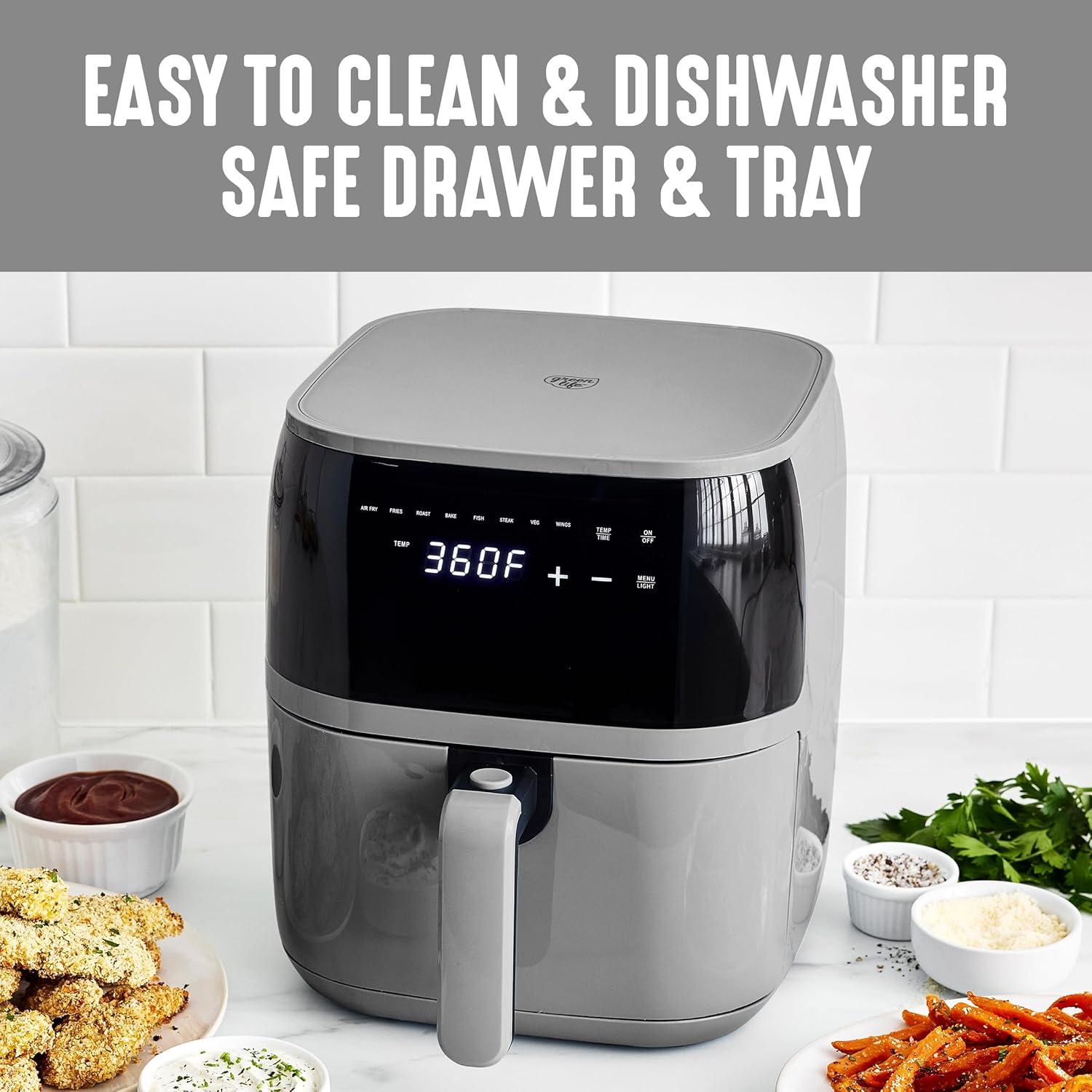 Freidora Eléctrica GreenLife 5.3L Antiadherente Digital