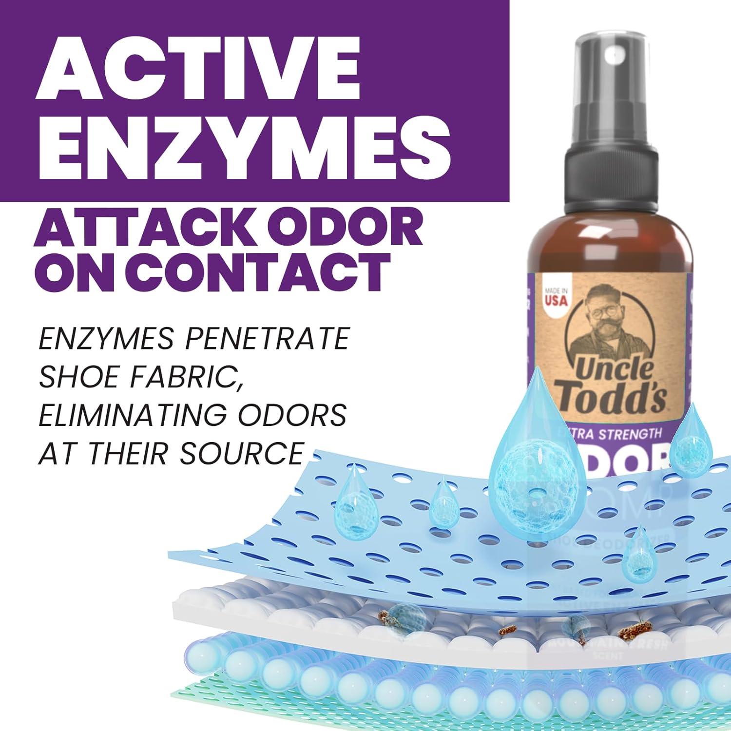 Desodorante en Spray para Zapatos Uncle Todd 118 ml Lluvia de Medianoche