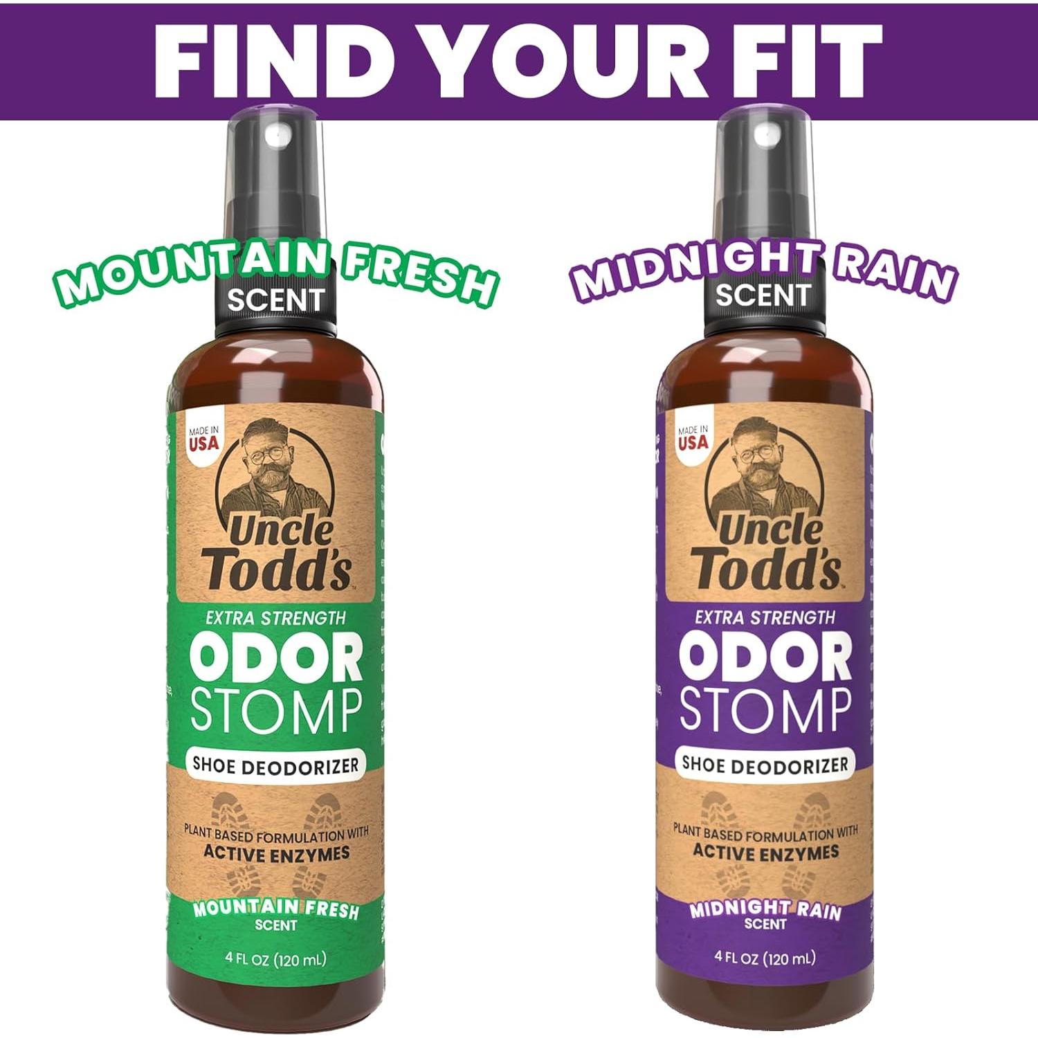 Desodorante en Spray para Zapatos Uncle Todd 118 ml Lluvia de Medianoche