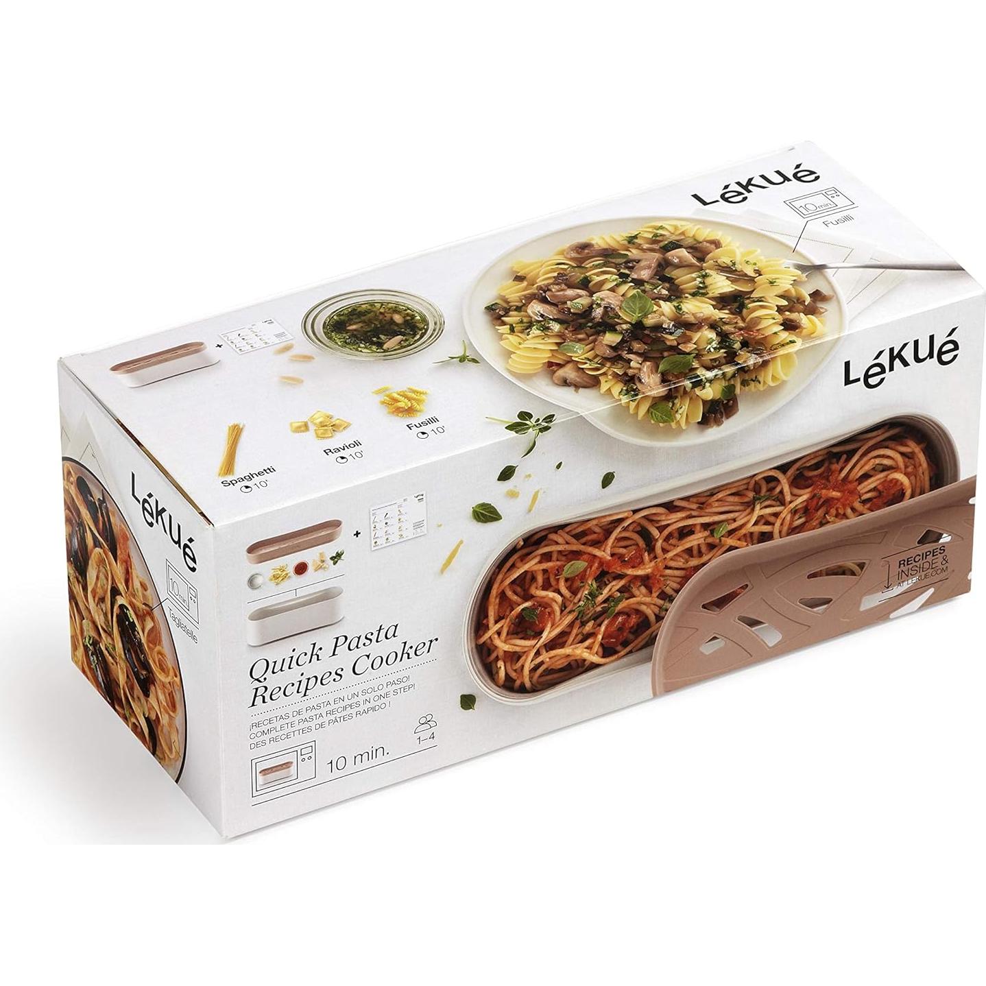 Cocedor de Pasta Rápido Lekue Terracota 1.5L Silicona