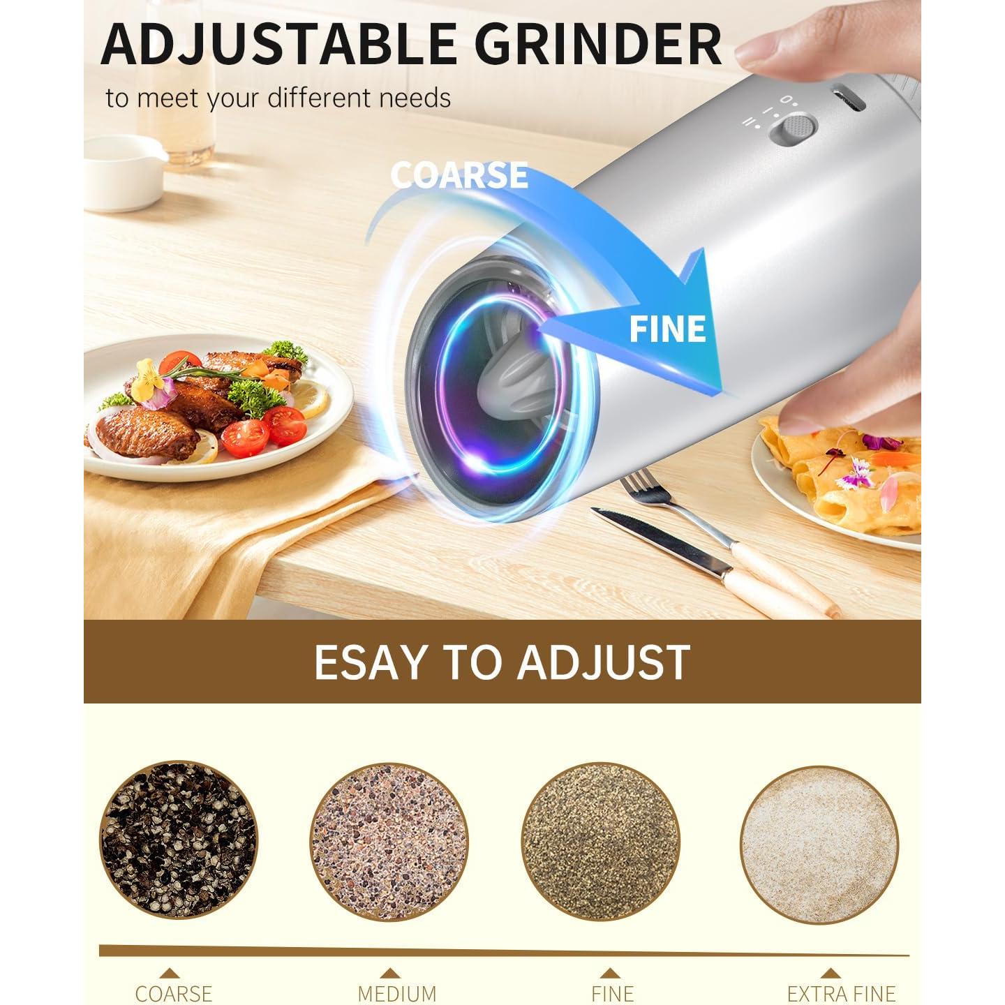 Molinillo Eléctrico de Sal y Pimienta CIRCLE JOY 2 Velocidades