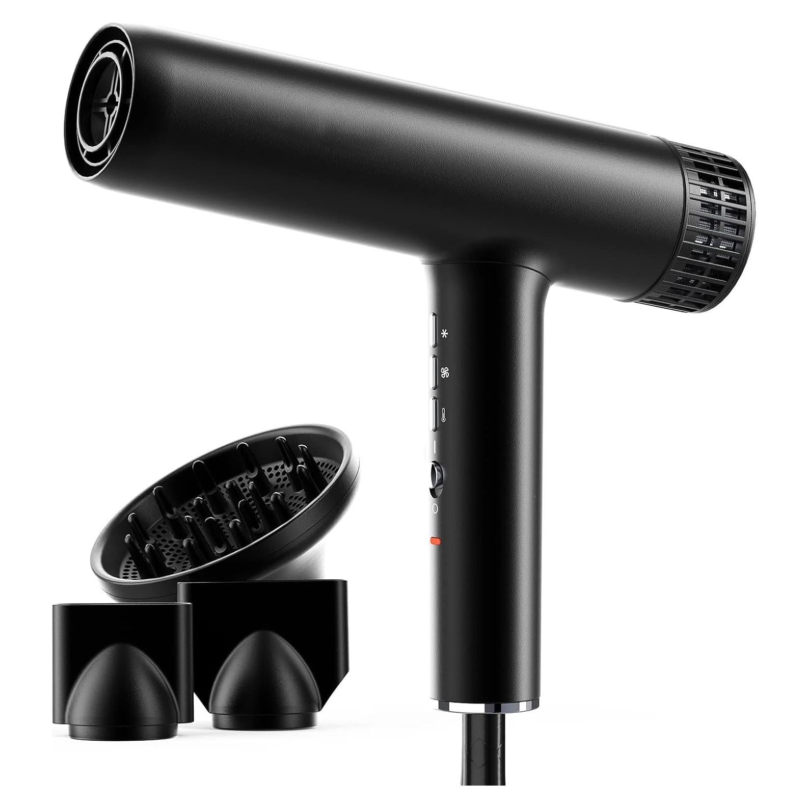 Secador de Pelo Profesional AIRYOMI 2000W Iónico con Difusor