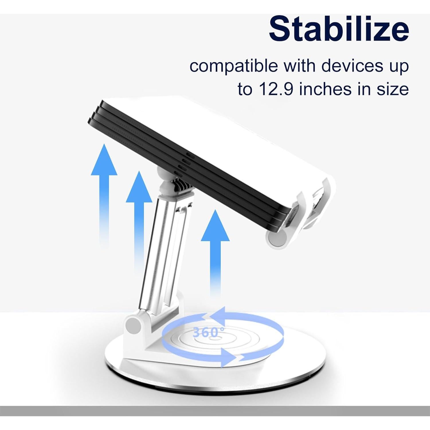 Soporte Plegable para Teléfono Oncheer T22 Negro 360° Ajustable