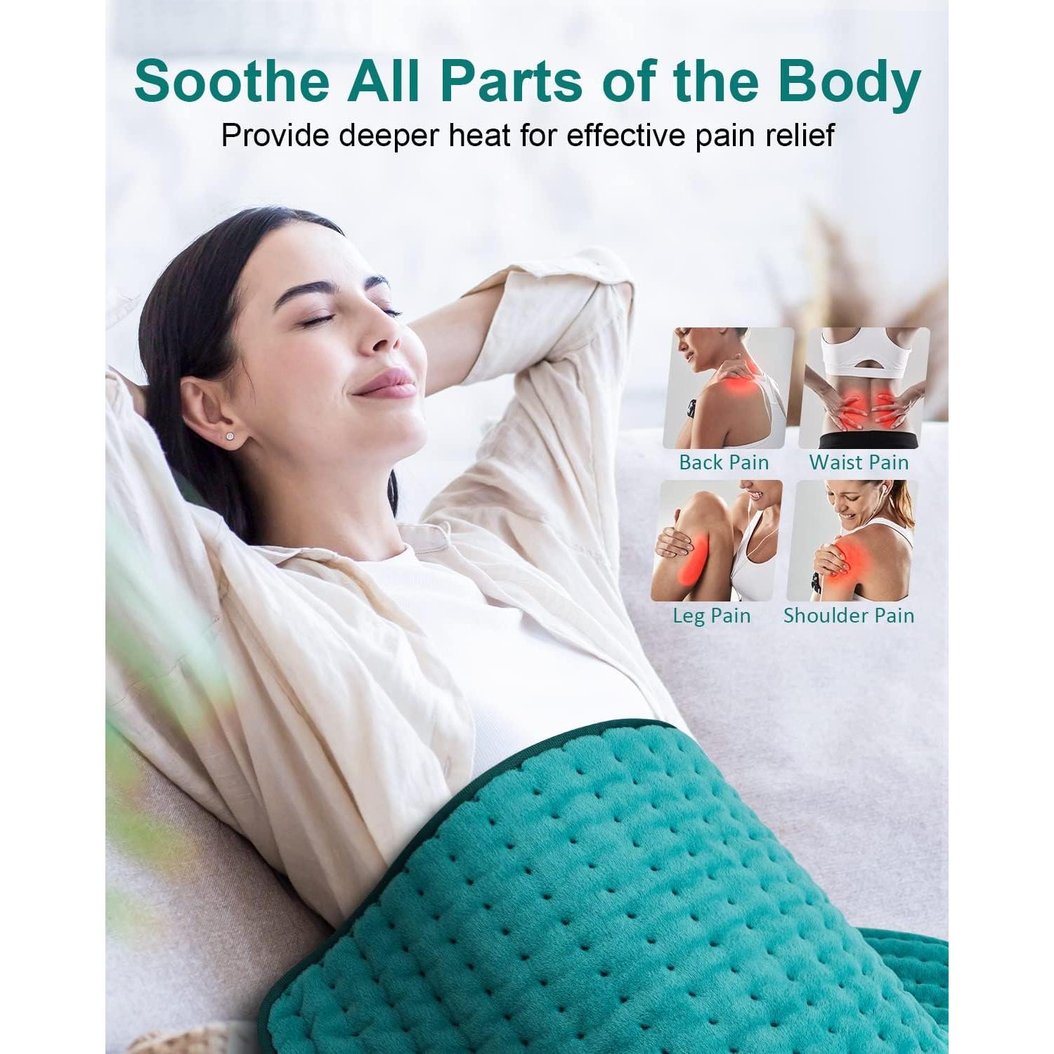 Almohadilla Calefactora Juena 30x60 cm 6 Niveles Calor