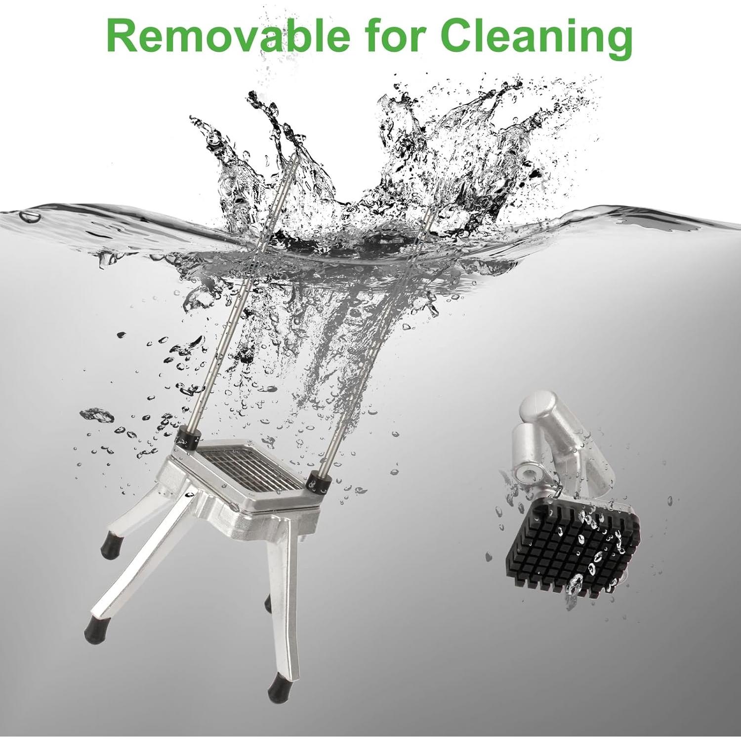 Picador de Verduras POWLAB 1/4" Acero Inoxidable Manual