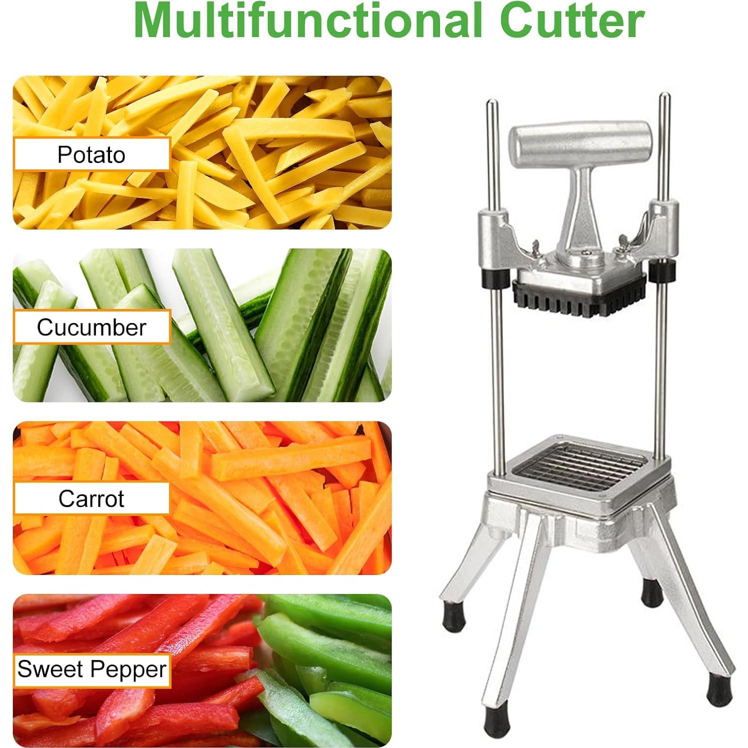 Picador de Verduras POWLAB 1/4" Acero Inoxidable Manual