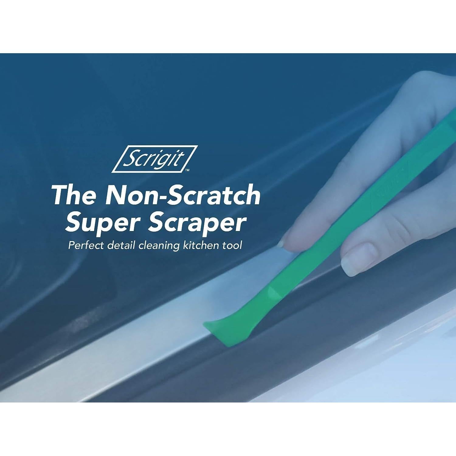 Raspador de Plástico Scrigit Scraper - Paquete de 3, Sin Rayones