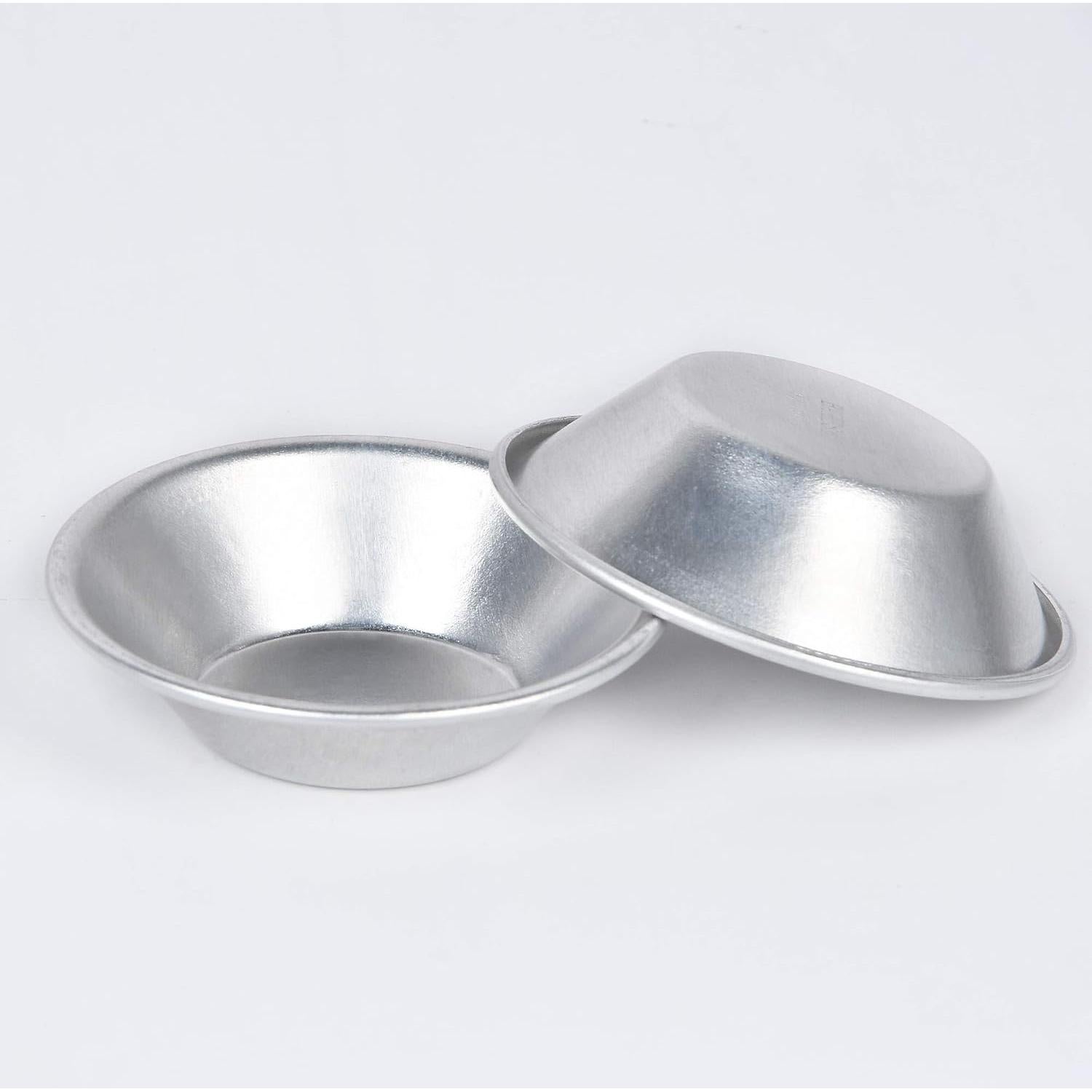 25 Moldes para Tartas de Huevo Milkary de Aluminio Reutilizables