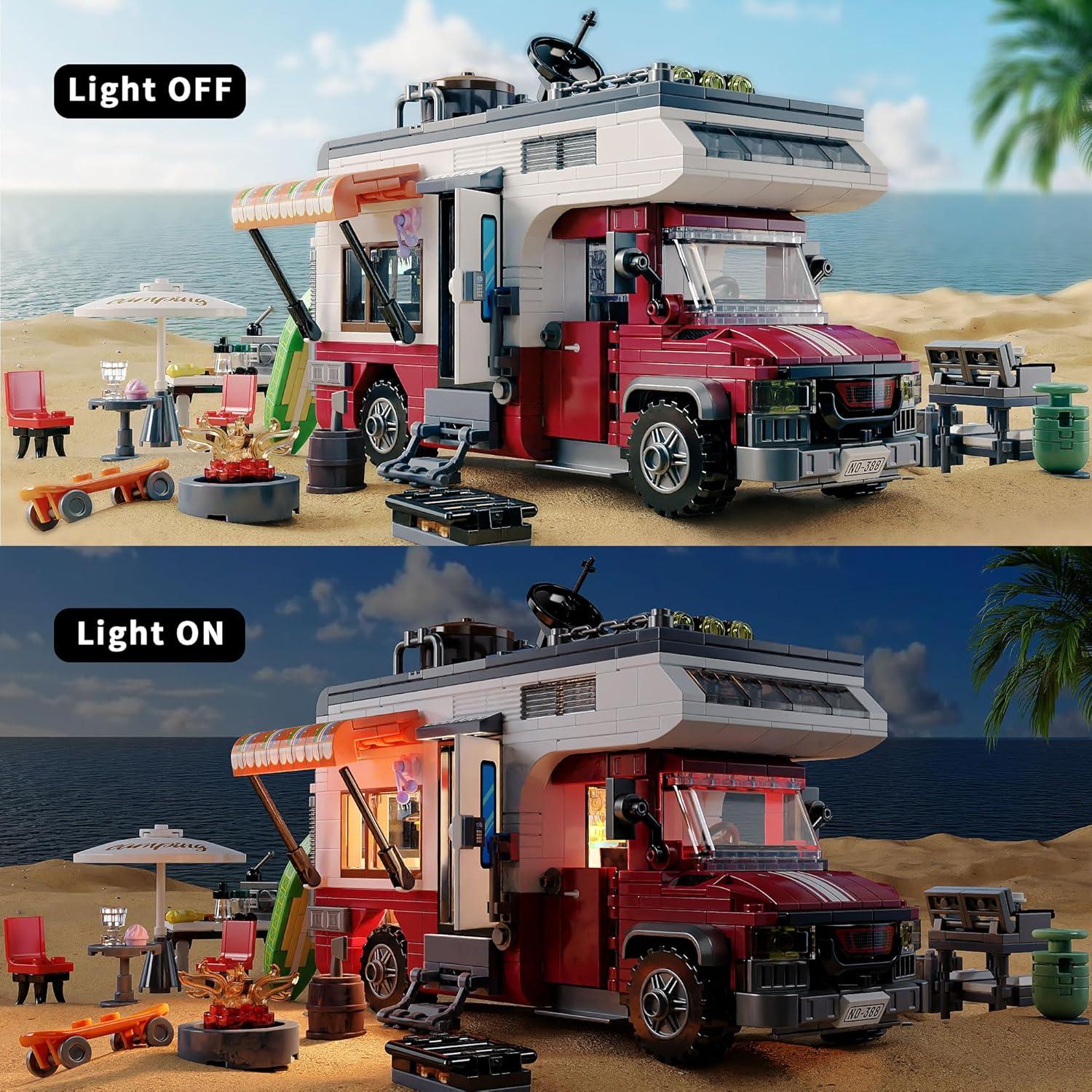 Juego de Construcción Furgoneta Camper TYCOLE 880 Piezas