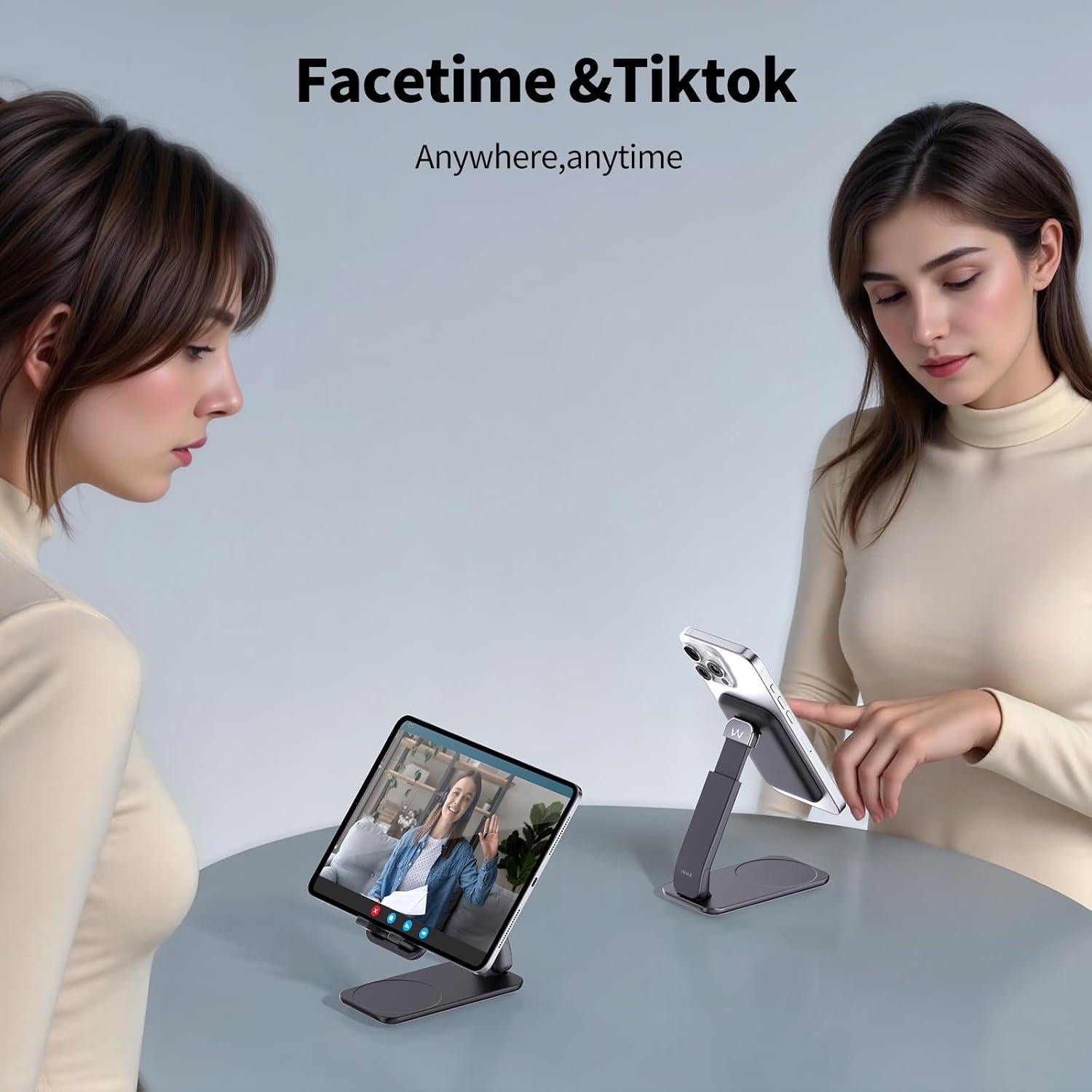 Soporte Magnético para Teléfono iWALK Ajustable Negro