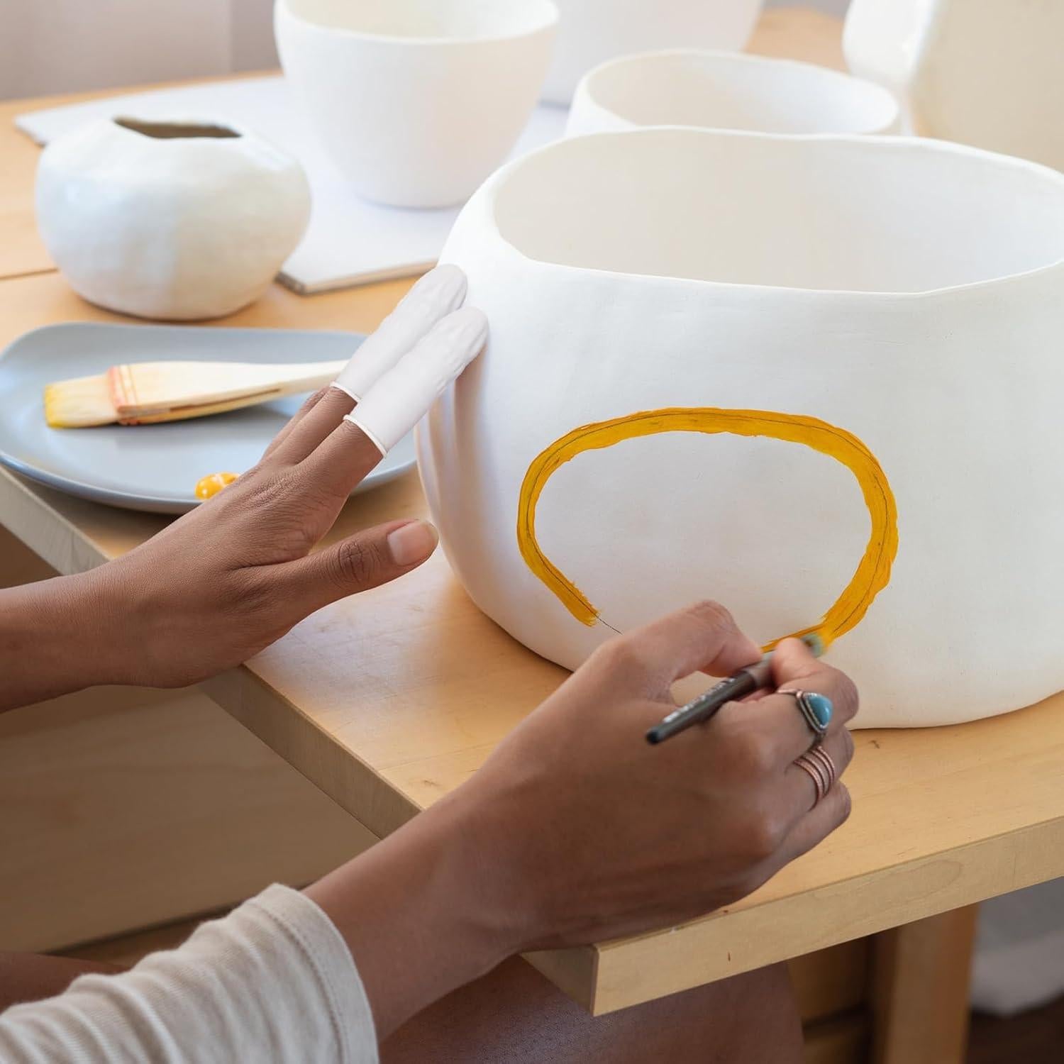 Dedales Desechables Tifanso Grandes 210 PCS para Protección