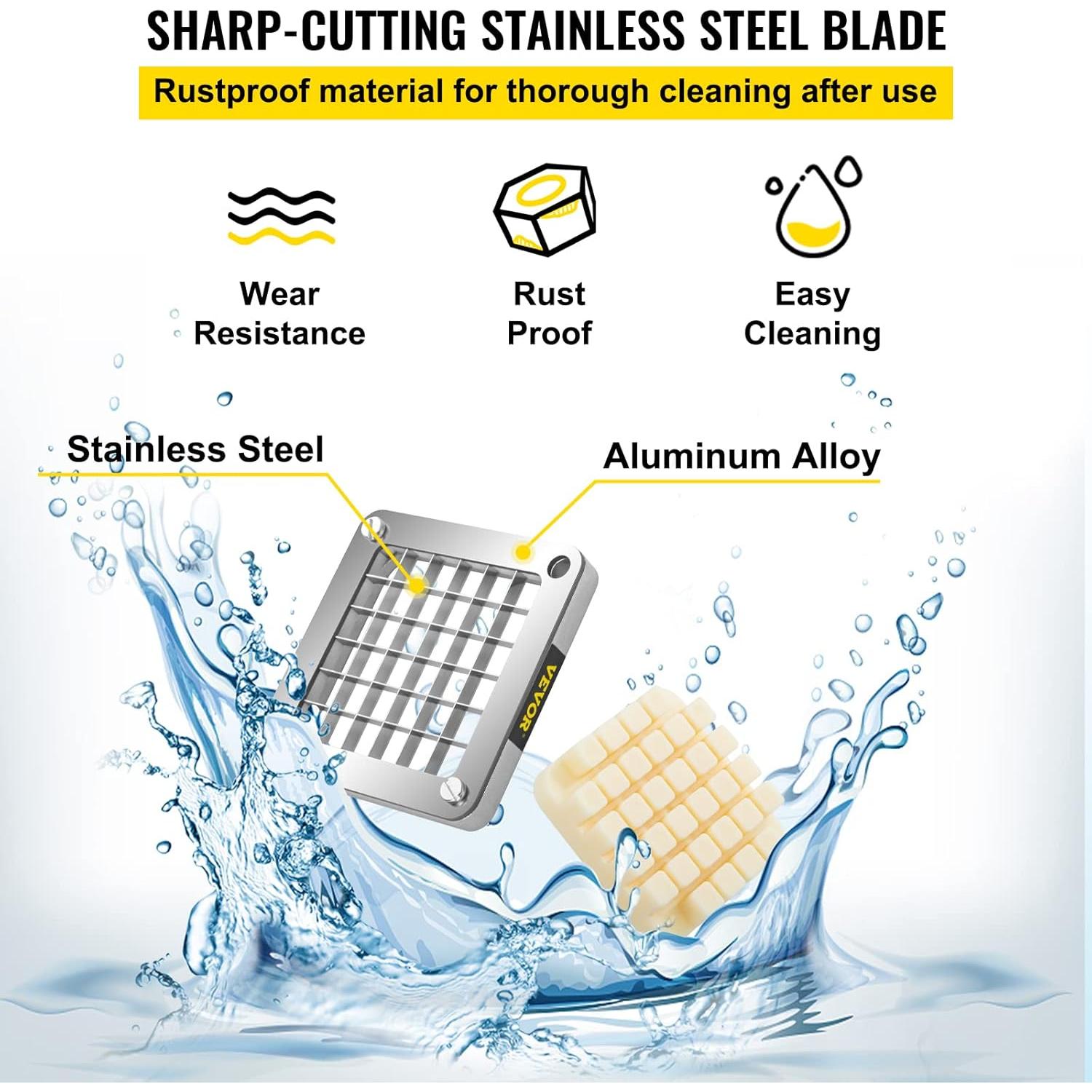 Cuchillas de Picadora VEVOR 1/2" Acero Inoxidable 3 Piezas