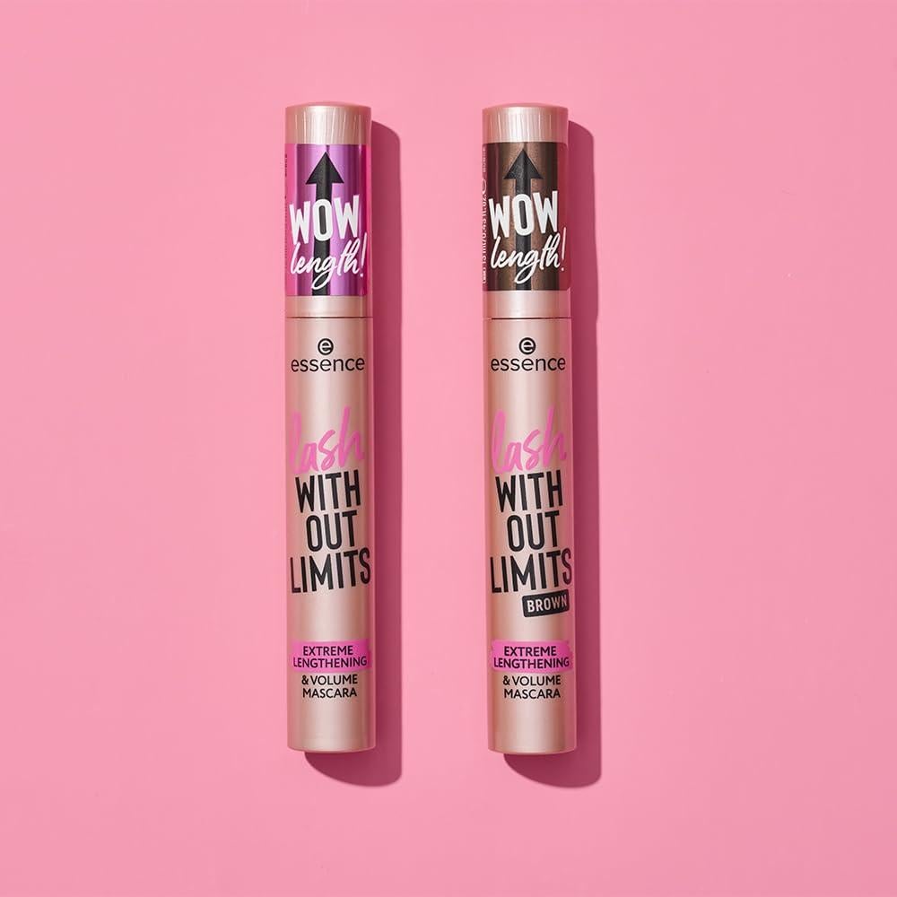 Máscara de Pestañas Volumen y Alargamiento Esencia 01 Negro Extra