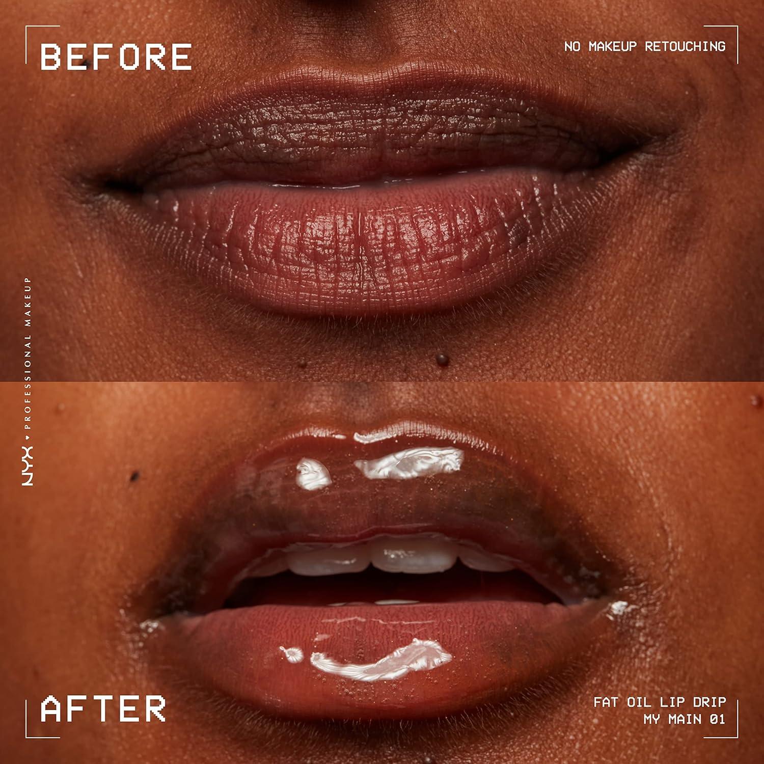 Brillo Labial Hidratante NYX 4.73 ml - Fat Oil Lip Drip Transparente