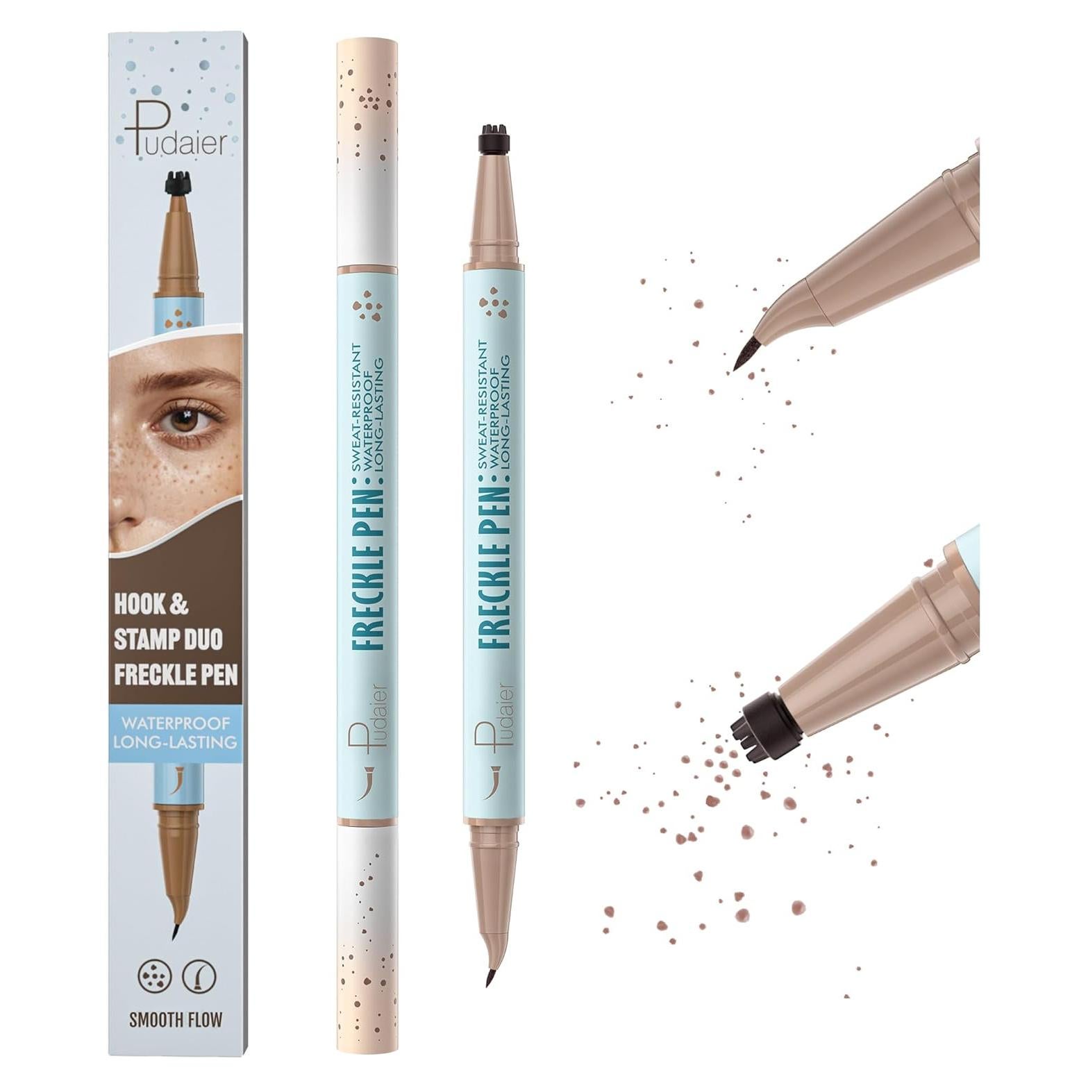 Bolígrafo de Pecas 2-en-1 Pudaier Doble Punta Impermeable