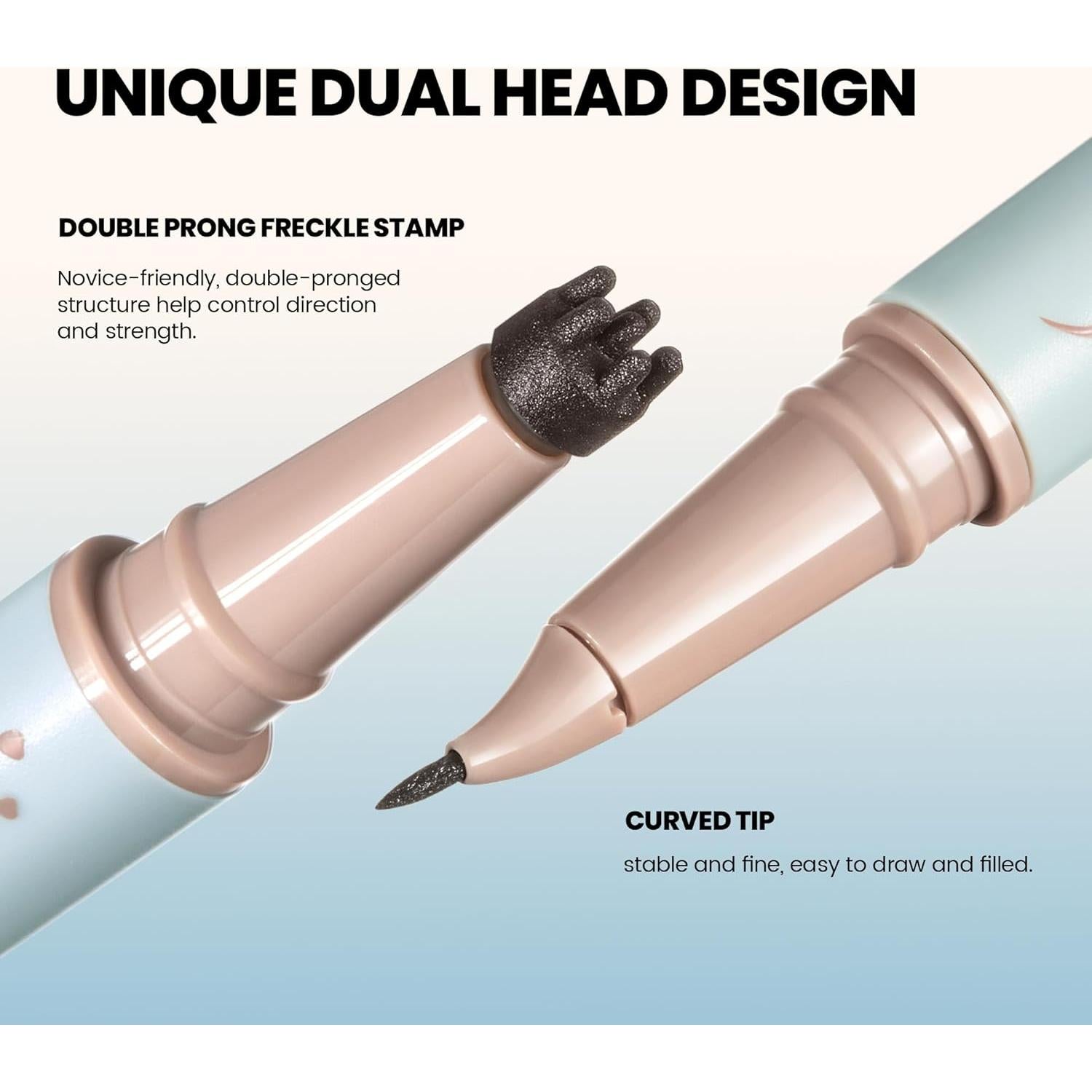 Bolígrafo de Pecas 2-en-1 Pudaier Doble Punta Impermeable