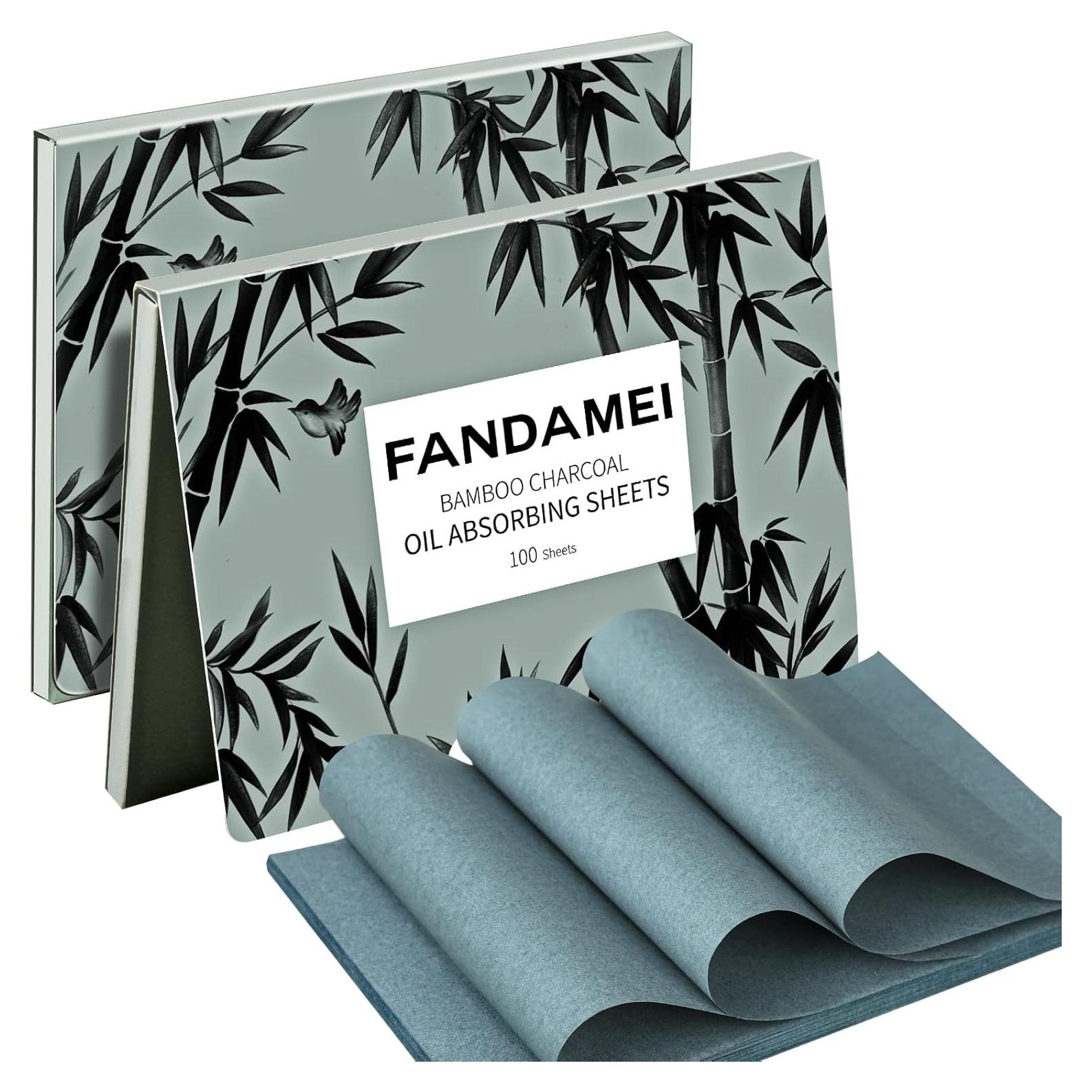 Hojas Absorbentes de Aceite FANDAMEI - 200 Unidades para Piel Grasa