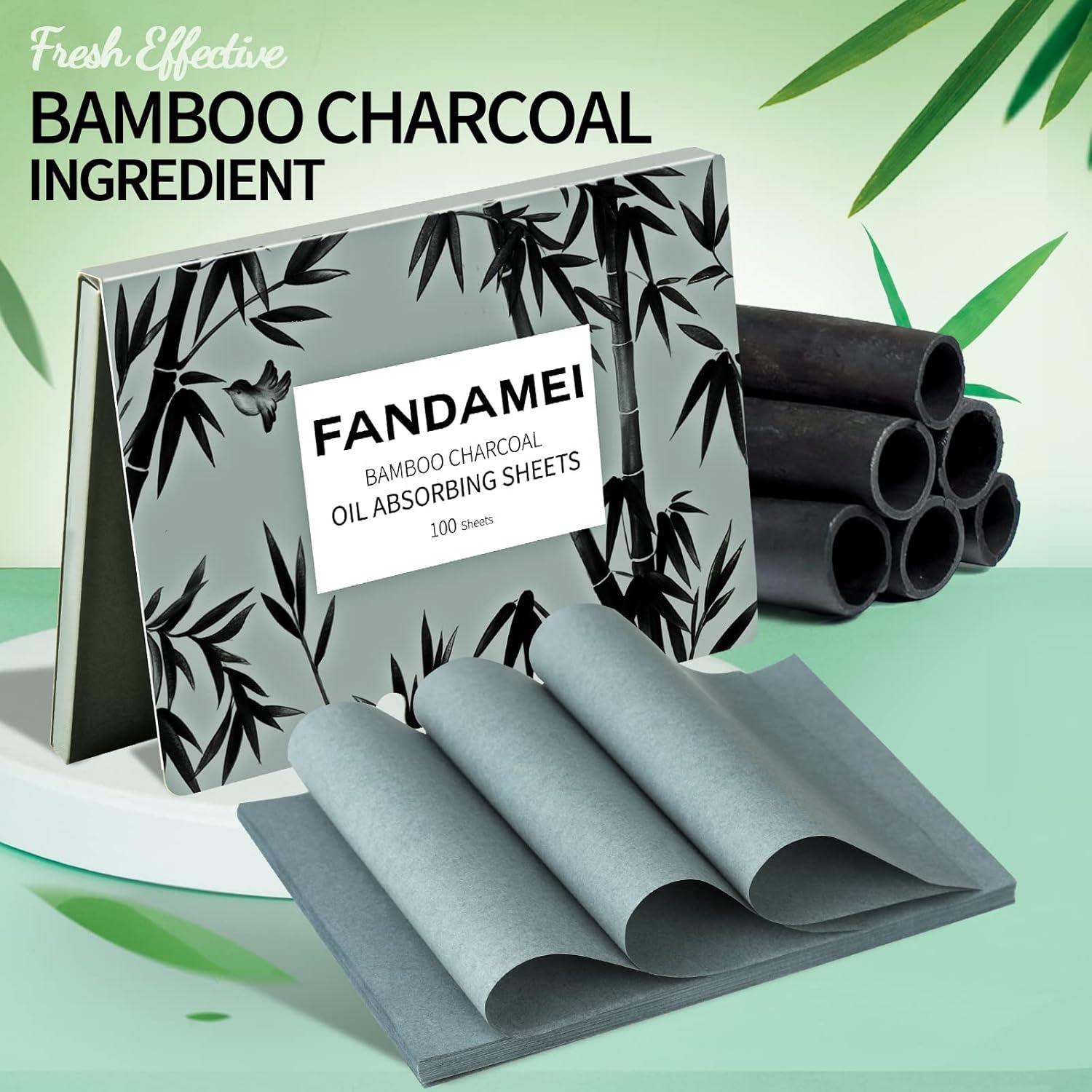 Hojas Absorbentes de Aceite FANDAMEI - 200 Unidades para Piel Grasa