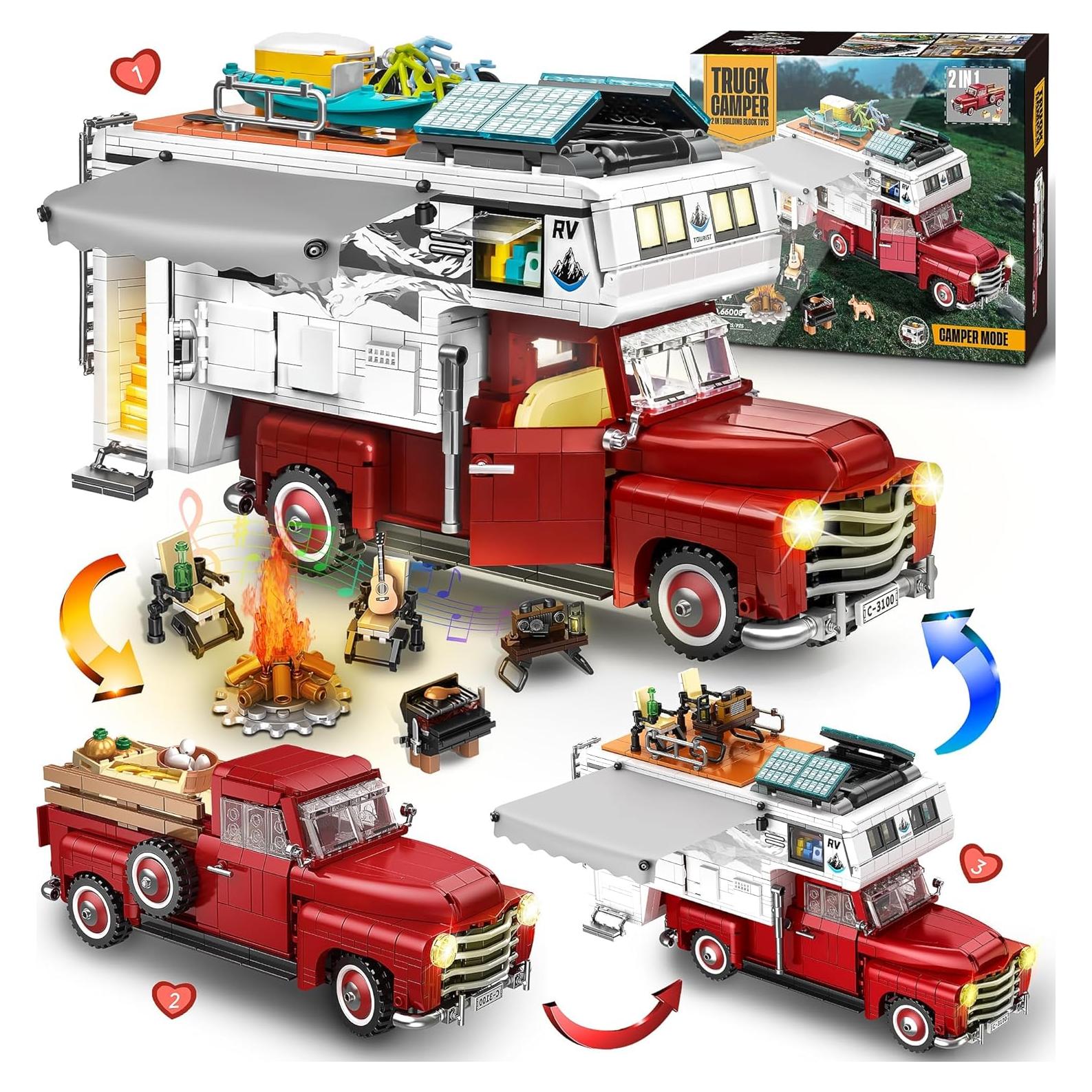 Set de Bloques Camper 2 en 1 Peisheng 2188 Piezas