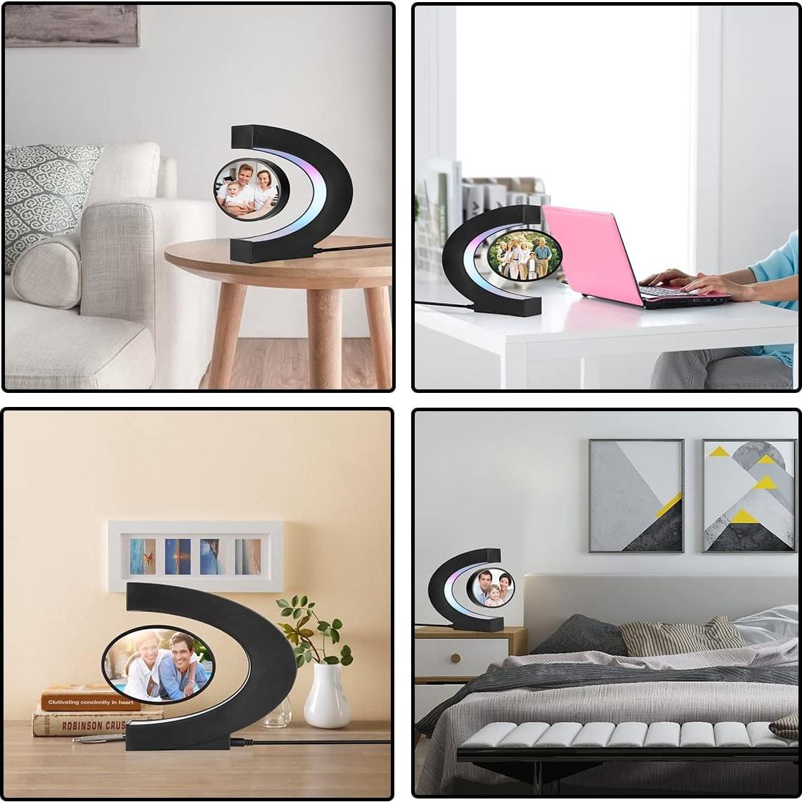 Marco de Foto Levitatante UVEHAS Ovalado con LED